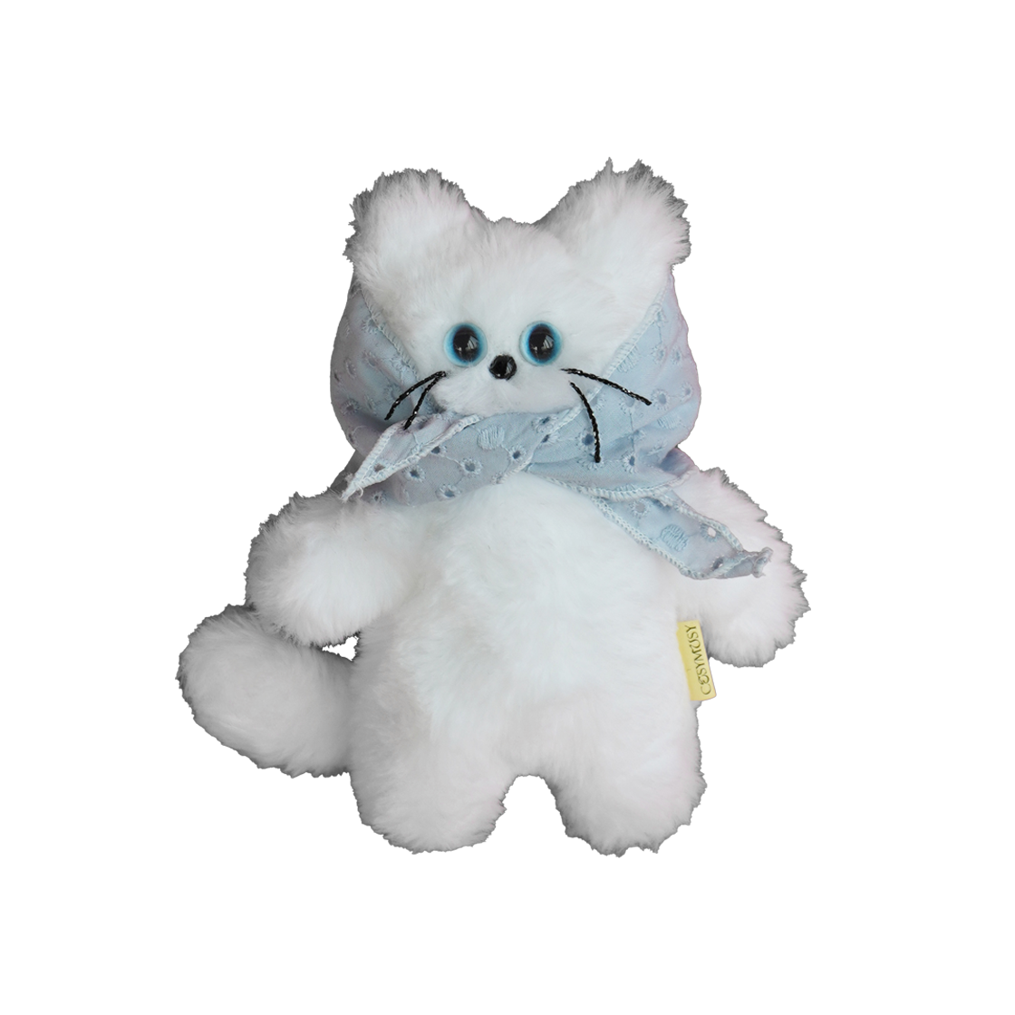 코지모지 슈퍼스타 화이트 캣 키링 세트(Cosymosy Superstar White Cat Keyring Set)