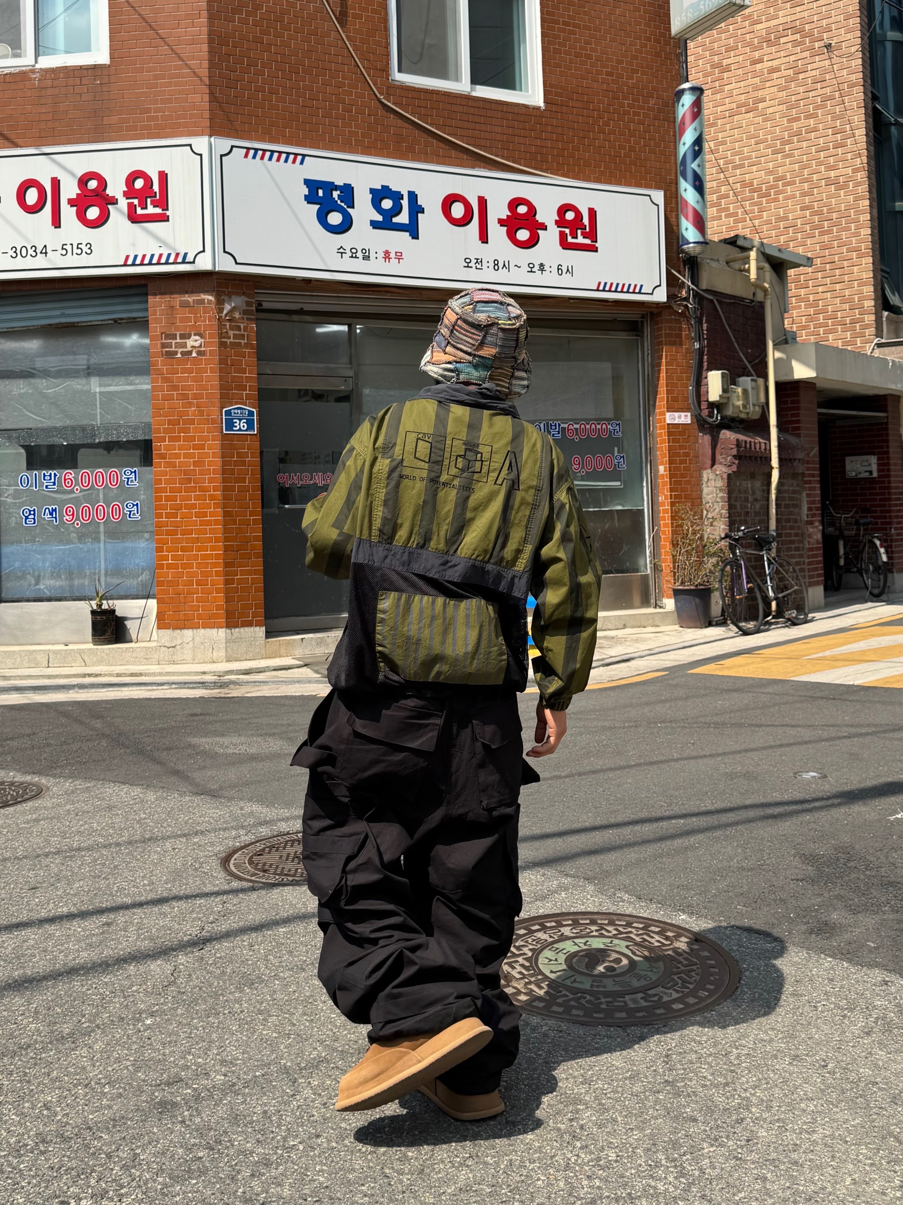 Wapworks Hard Knocks Cargo Pants Gas 착용 스타일 - 6