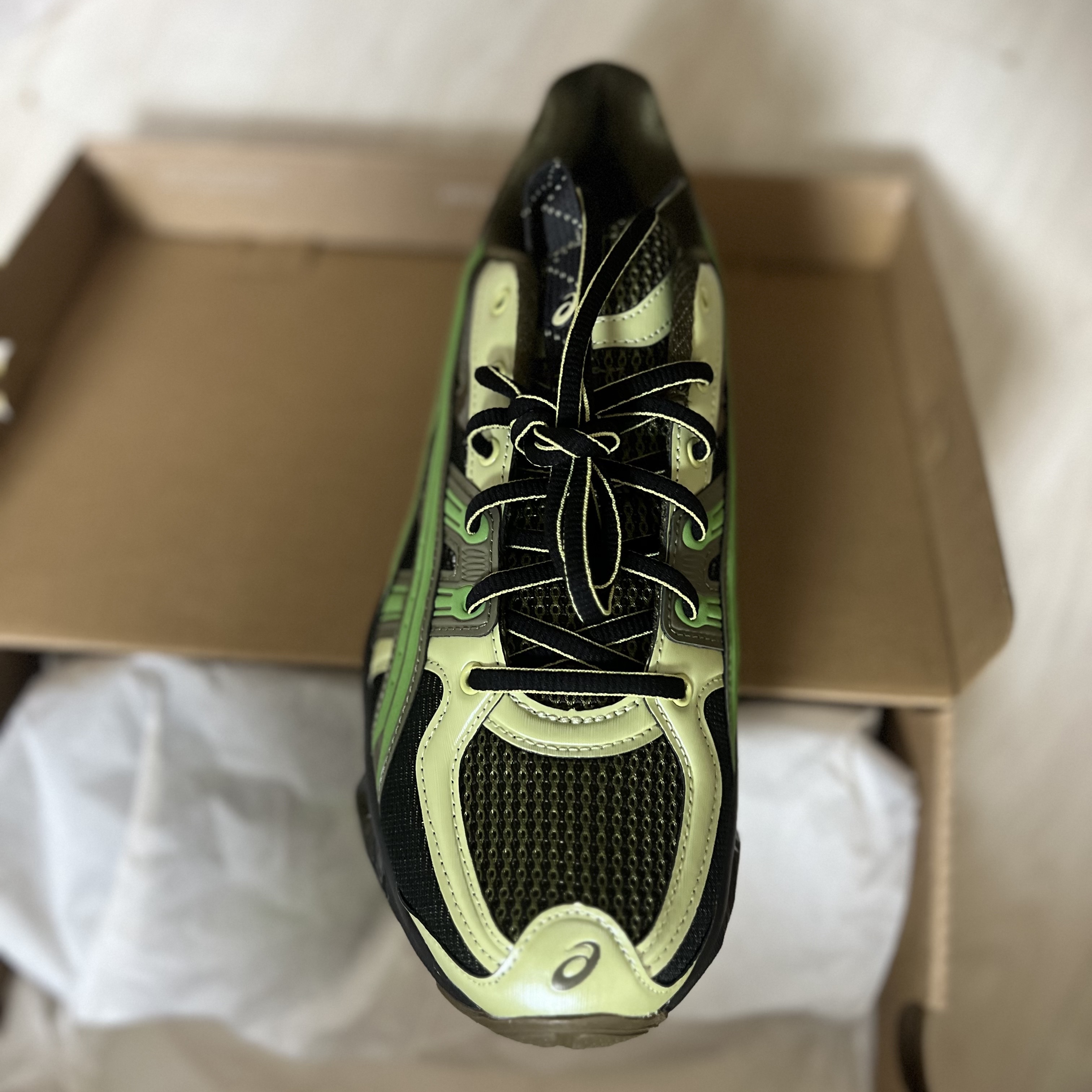 Asics US5-S Gel-Quantum Kinetic Moss Bamboo 착용 스타일 - 9