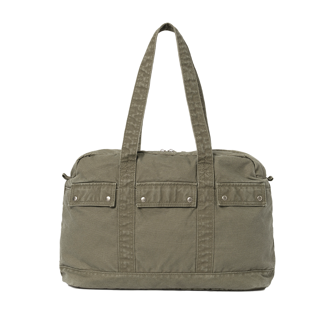 밀로 아카이브 빈티지 플랩 포켓 더플 백 워시드 카키(Millo Archive Vintage Flap Pocket Duffle Bag Washed Khaki)