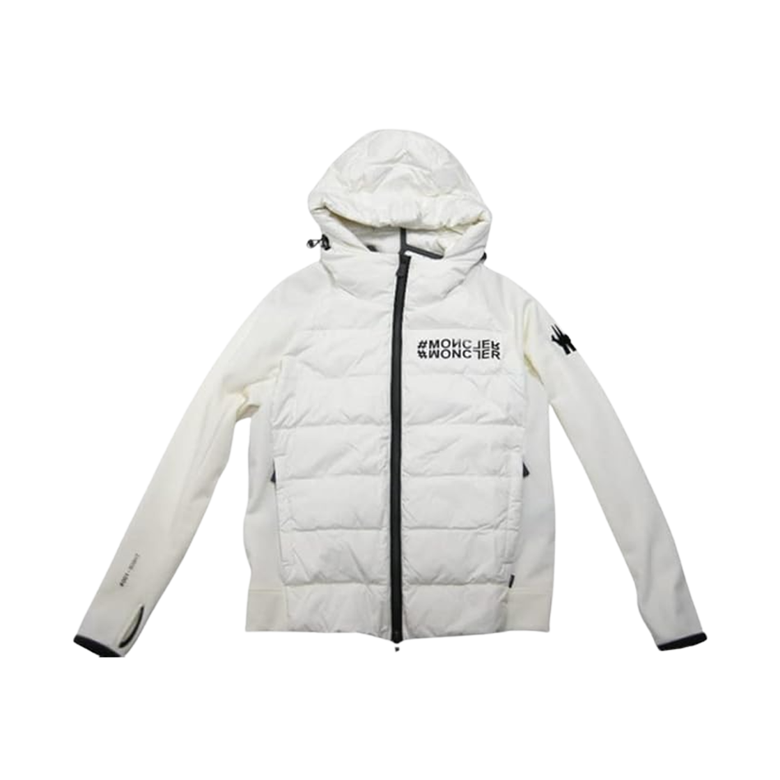 H2-097-8G00031-809HT-041 Moncler Maglia Cardigan Snow White - 22FW
