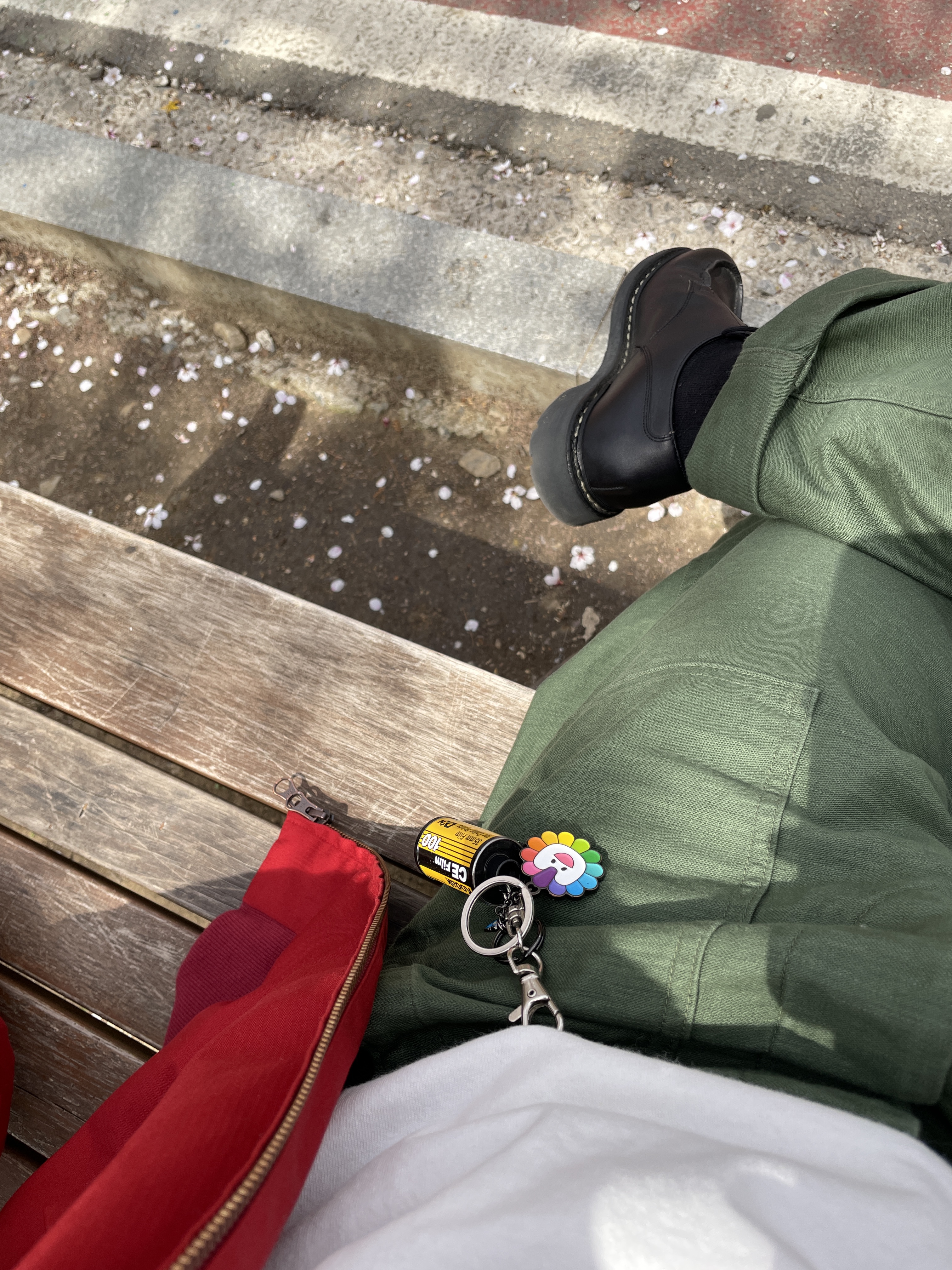 Orslow 5002 US Army Fatigue Pants Green, Paraboot Chambord Tex Lisse Black 착용 스타일 - 3