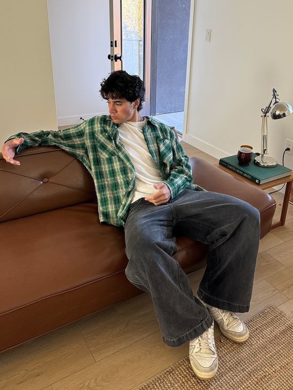 Human Made Check B.D S/S Shirt Green, Garden express Stripe Comfort Shirt purple 착용 스타일 - 2