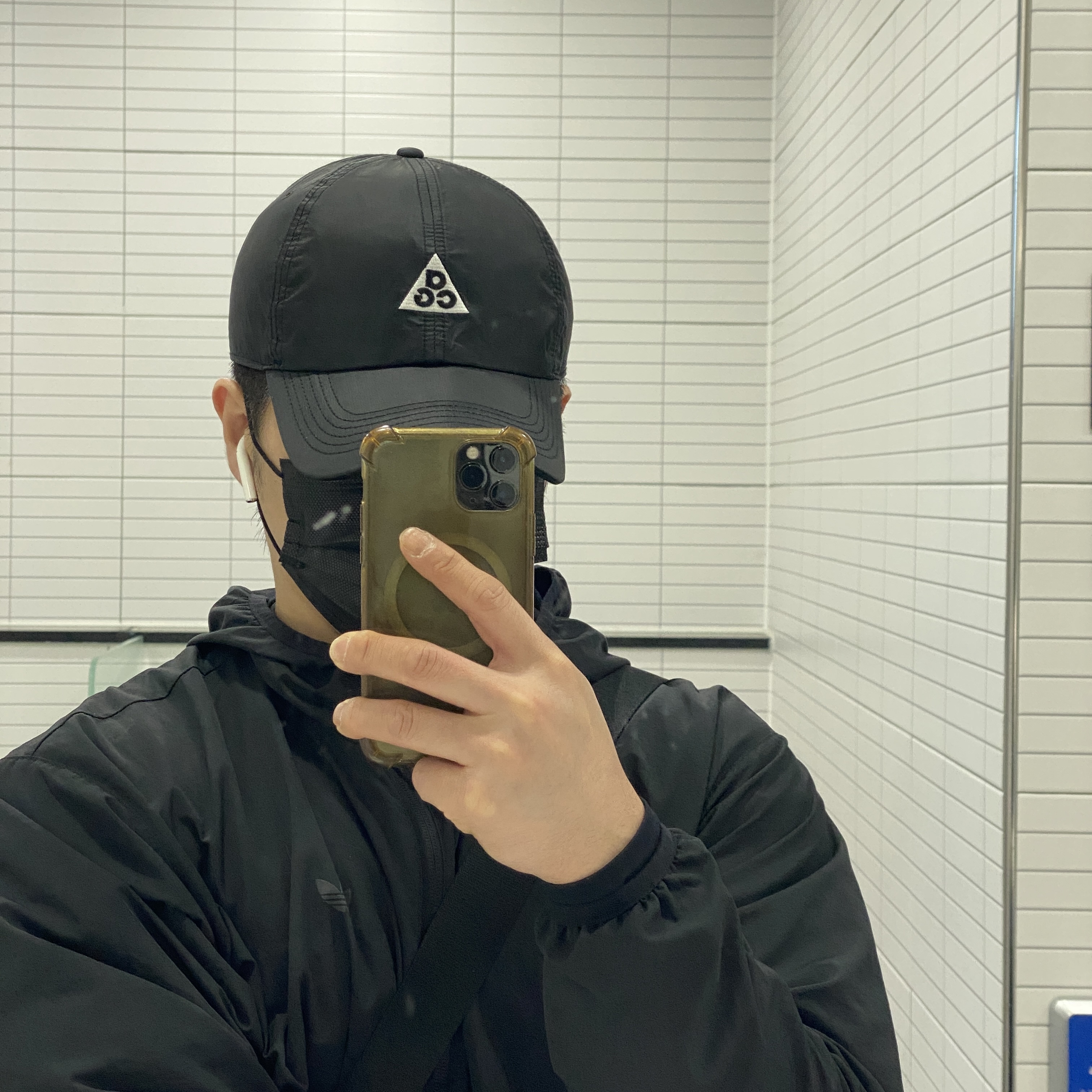 Nike ACG Trail Cap Black 착용 스타일
