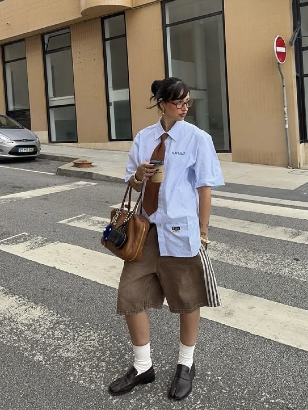 Human Made Check B.D S/S Shirt Green, Garden express Stripe Comfort Shirt purple 착용 스타일 - 8