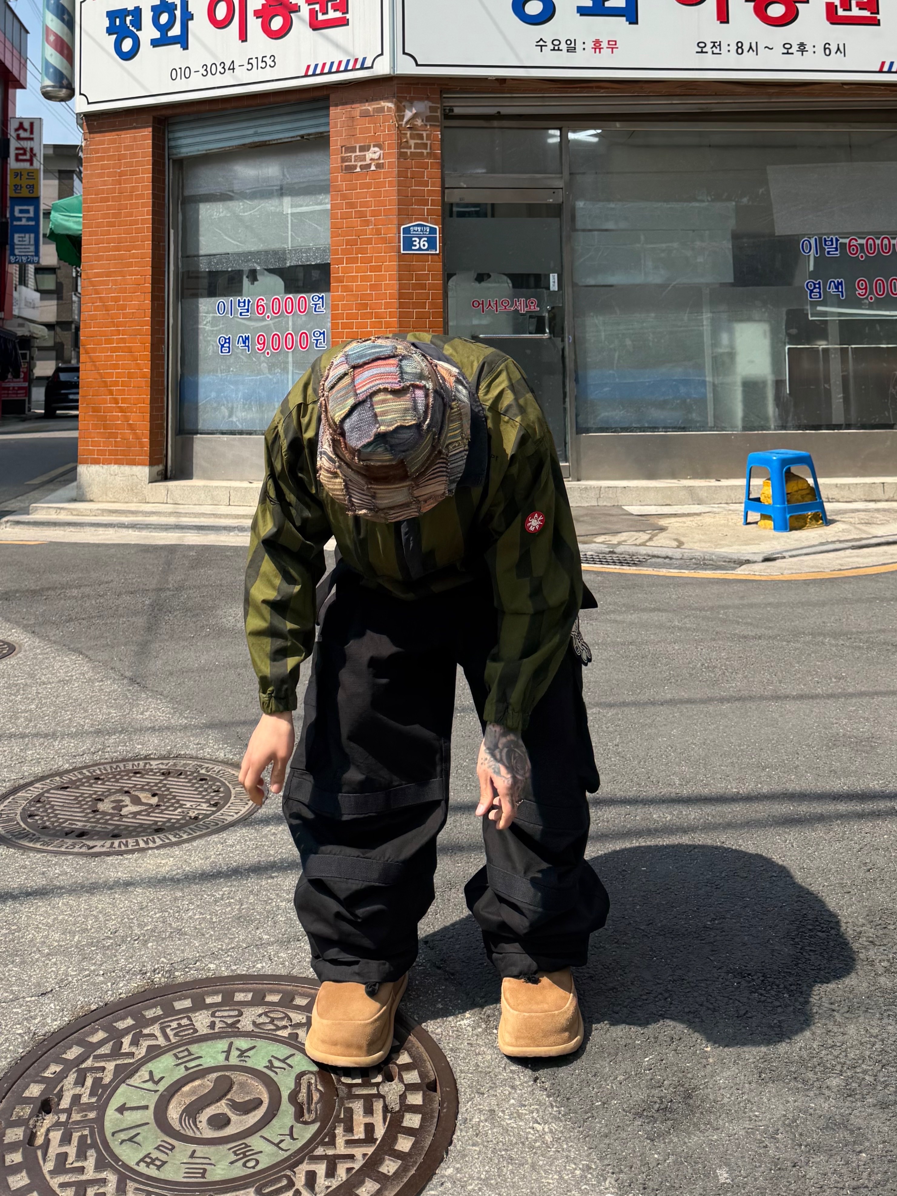 Wapworks Hard Knocks Cargo Pants Gas 착용 스타일 - 7
