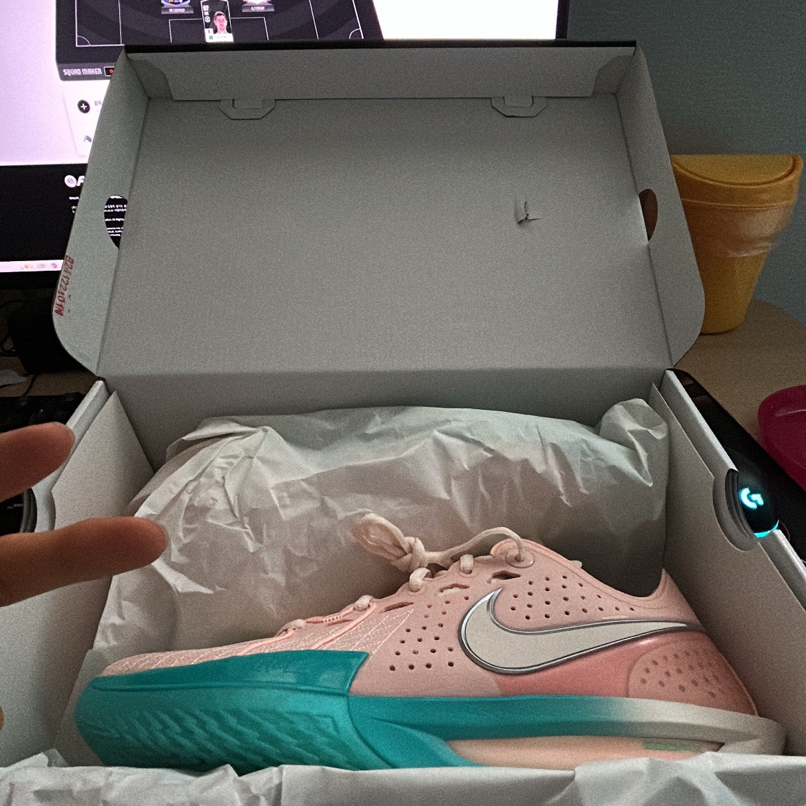 Nike Air Zoom G.T. Cut 3 EP Washed Coral Dusty Cactus 착용 스타일