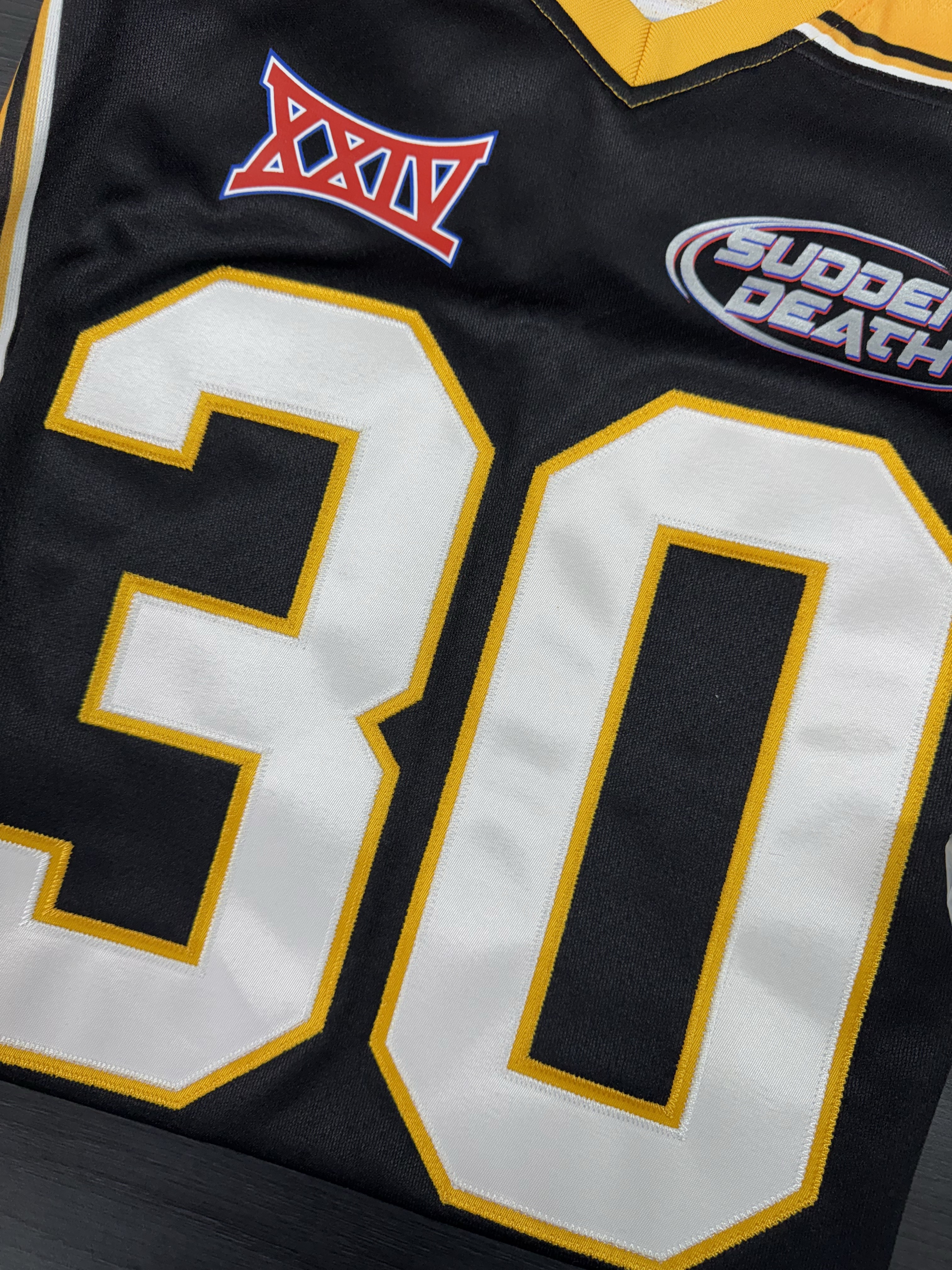 Supreme Sudden Death Football Jersey Black - 24SS 착용 스타일