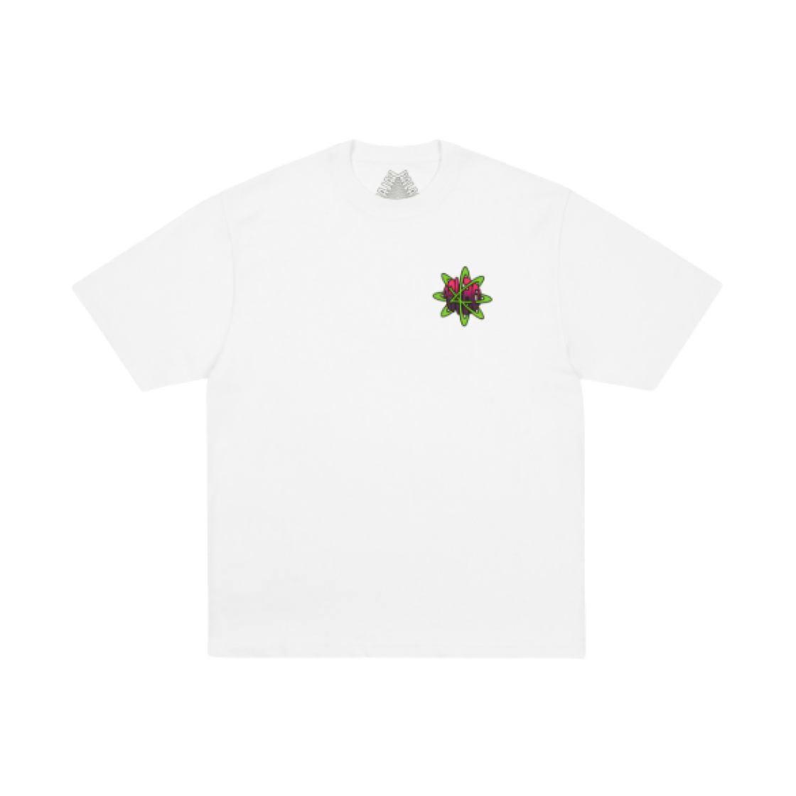 - Palace Atom T-Shirt White - 25SS