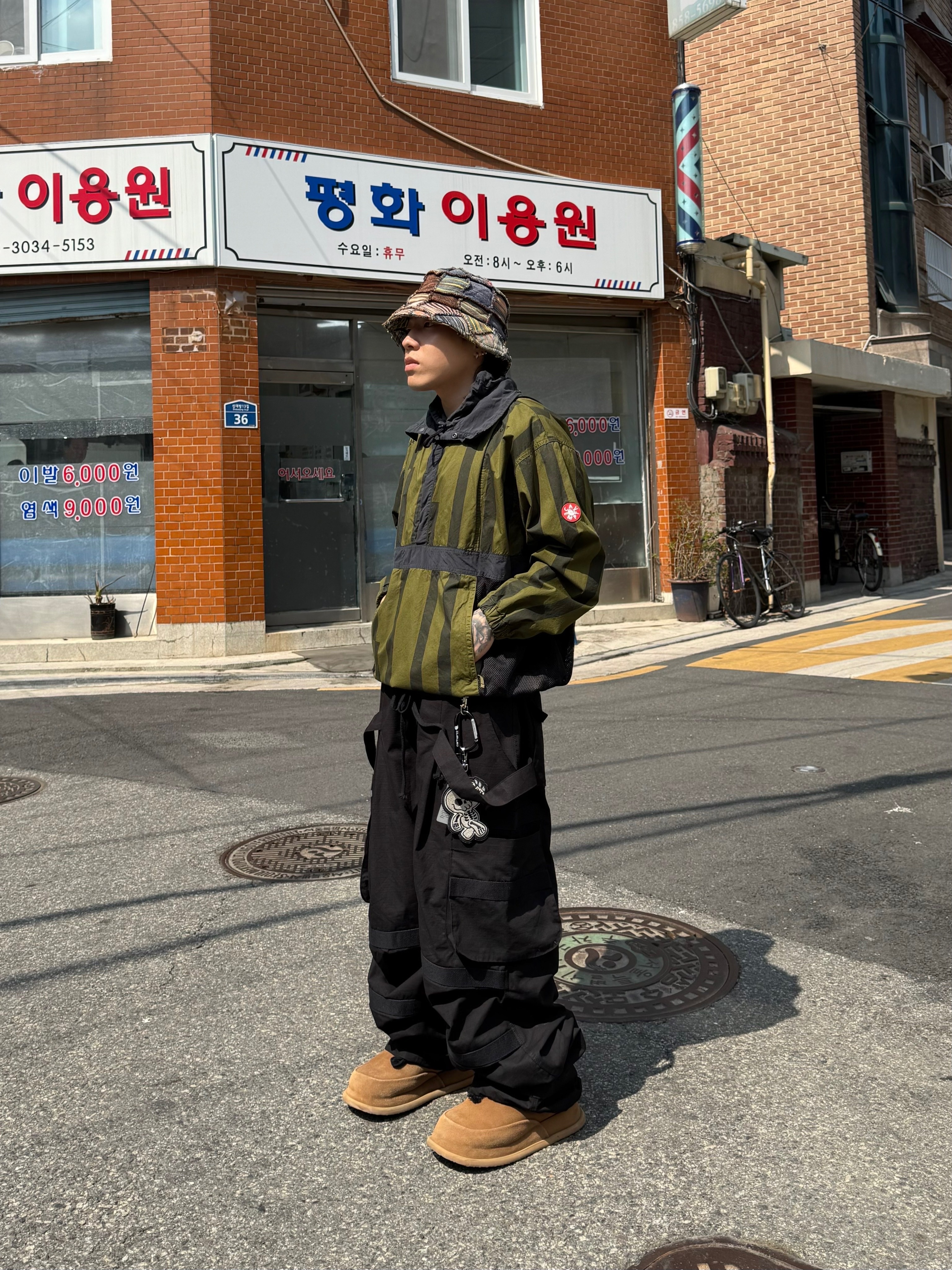 Wapworks Hard Knocks Cargo Pants Gas 착용 스타일 - 4