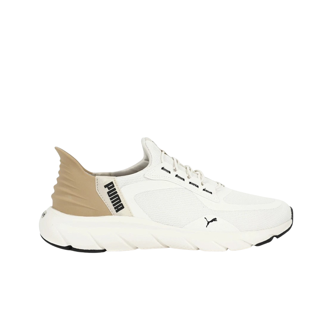 311996-04 Puma Softride Flex Lace Ease In Warm White Black