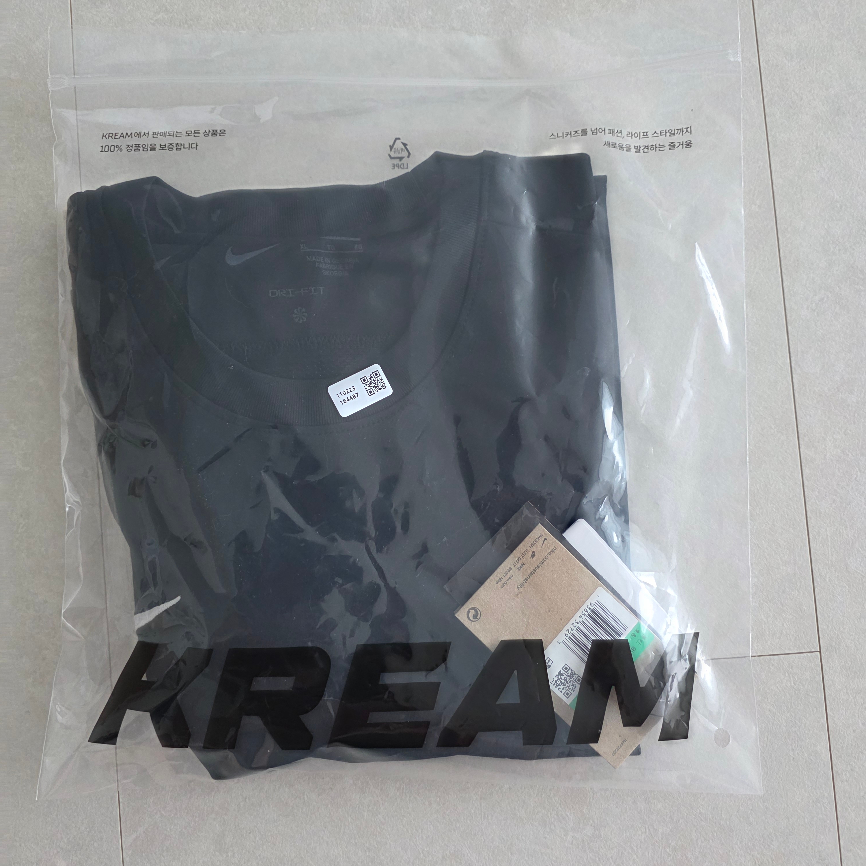 Nike Dri-Fit Park 7 T-Shirt Black 착용 스타일