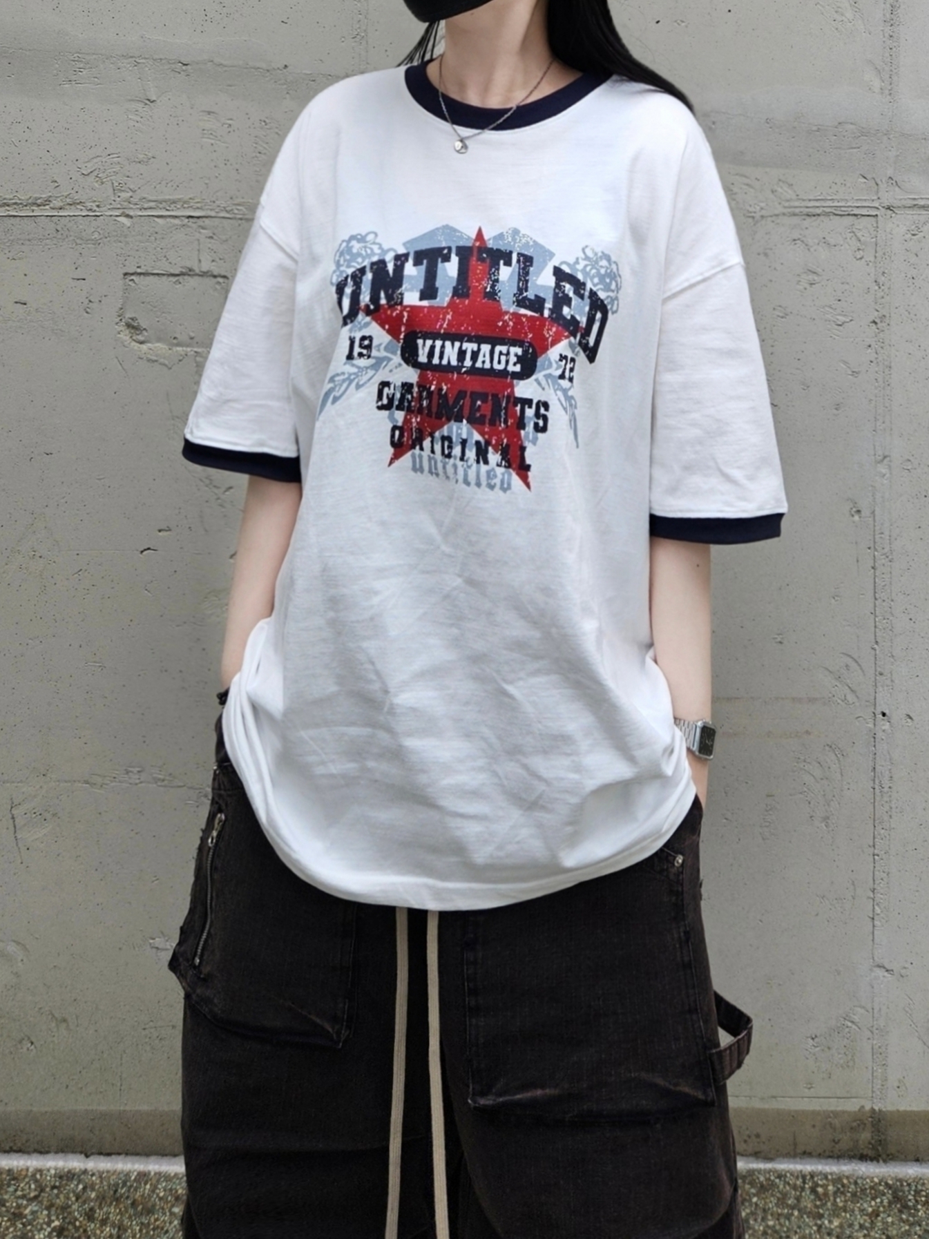 Flavorism VTG Detachable Ripstop Cargo pants Washed Brown 착용 스타일 - 4
