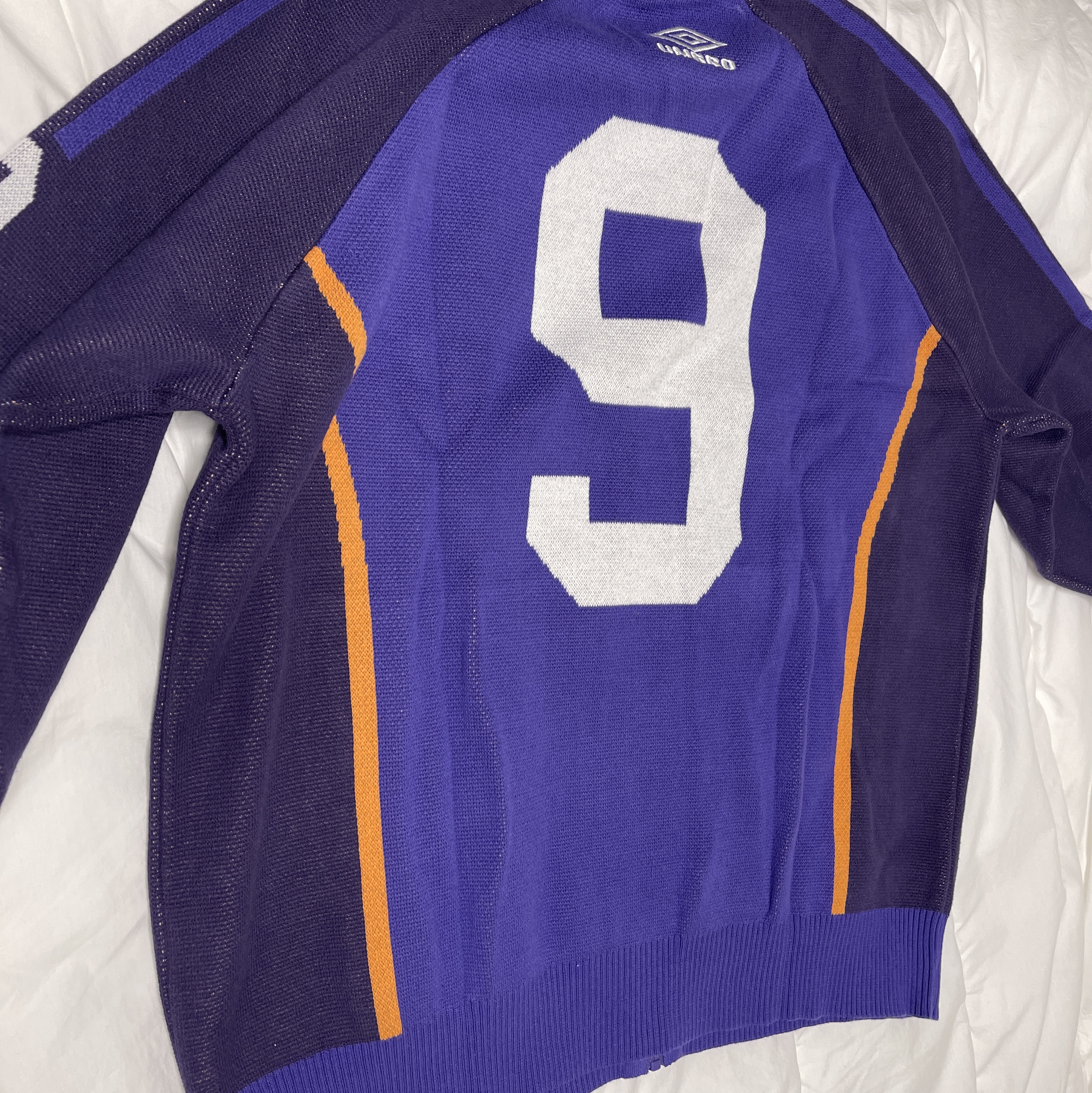 Supreme x Umbro Zip Up Sweater Purple - 25SS 착용 스타일 - 2