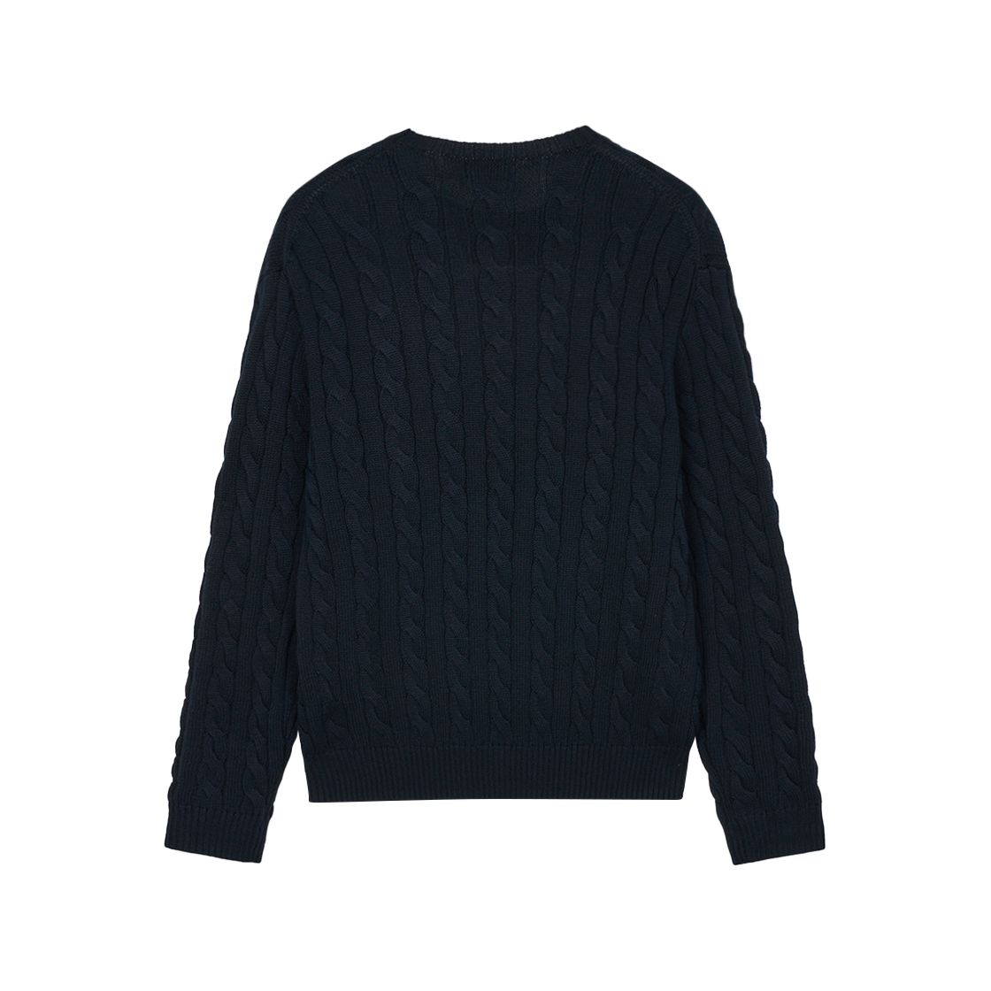 KM5BKNPRLC6NY [20% 적립] Polo Ralph Lauren Cable Knit Cotton Sweater Hunter Navy - #2