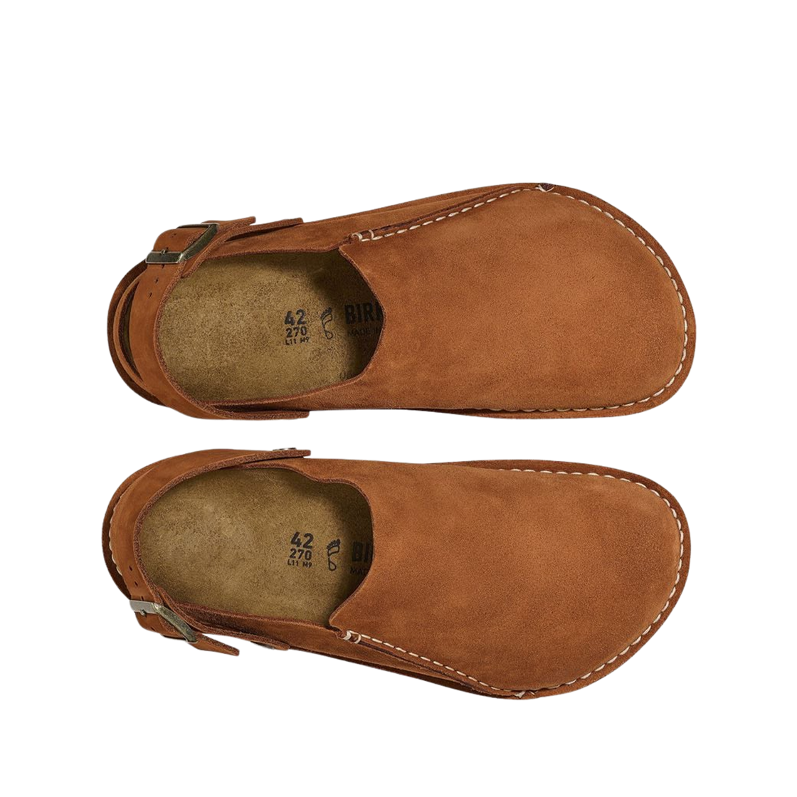 버켄스탁 루트리 프리미엄 스웨이드 레더 밍크 - 레귤러(Birkenstock Lutry Premium Suede Leather Mink - Regular) - 2