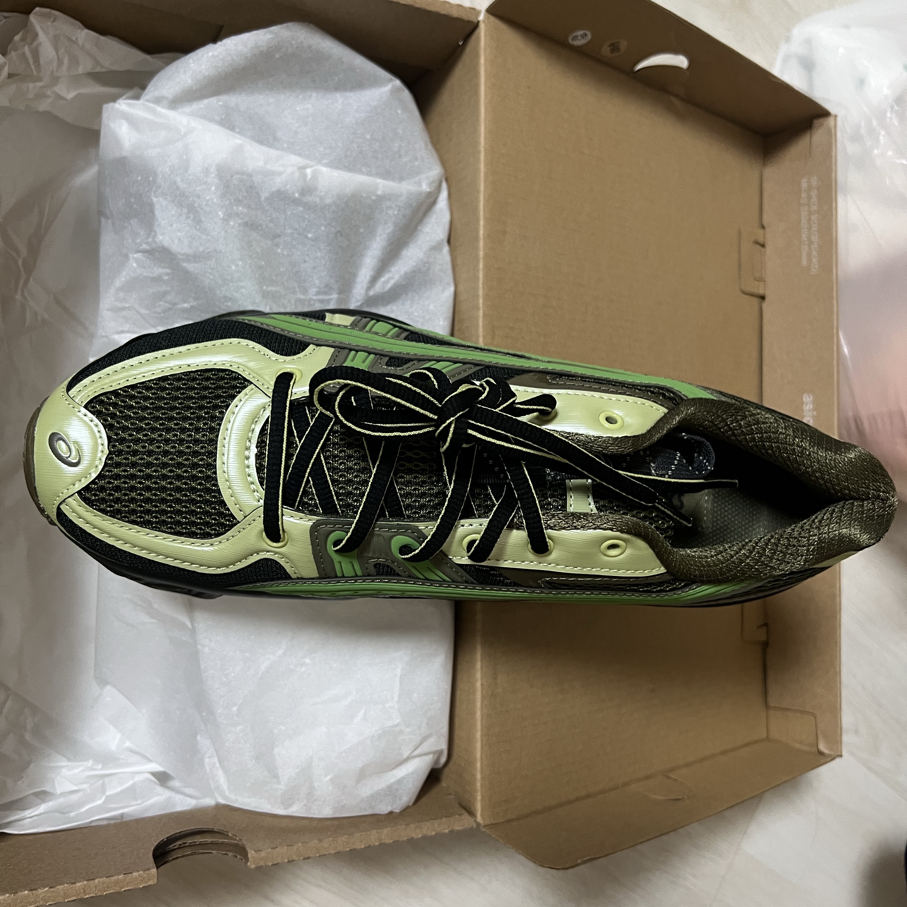 Asics US5-S Gel-Quantum Kinetic Moss Bamboo 착용 스타일 - 6