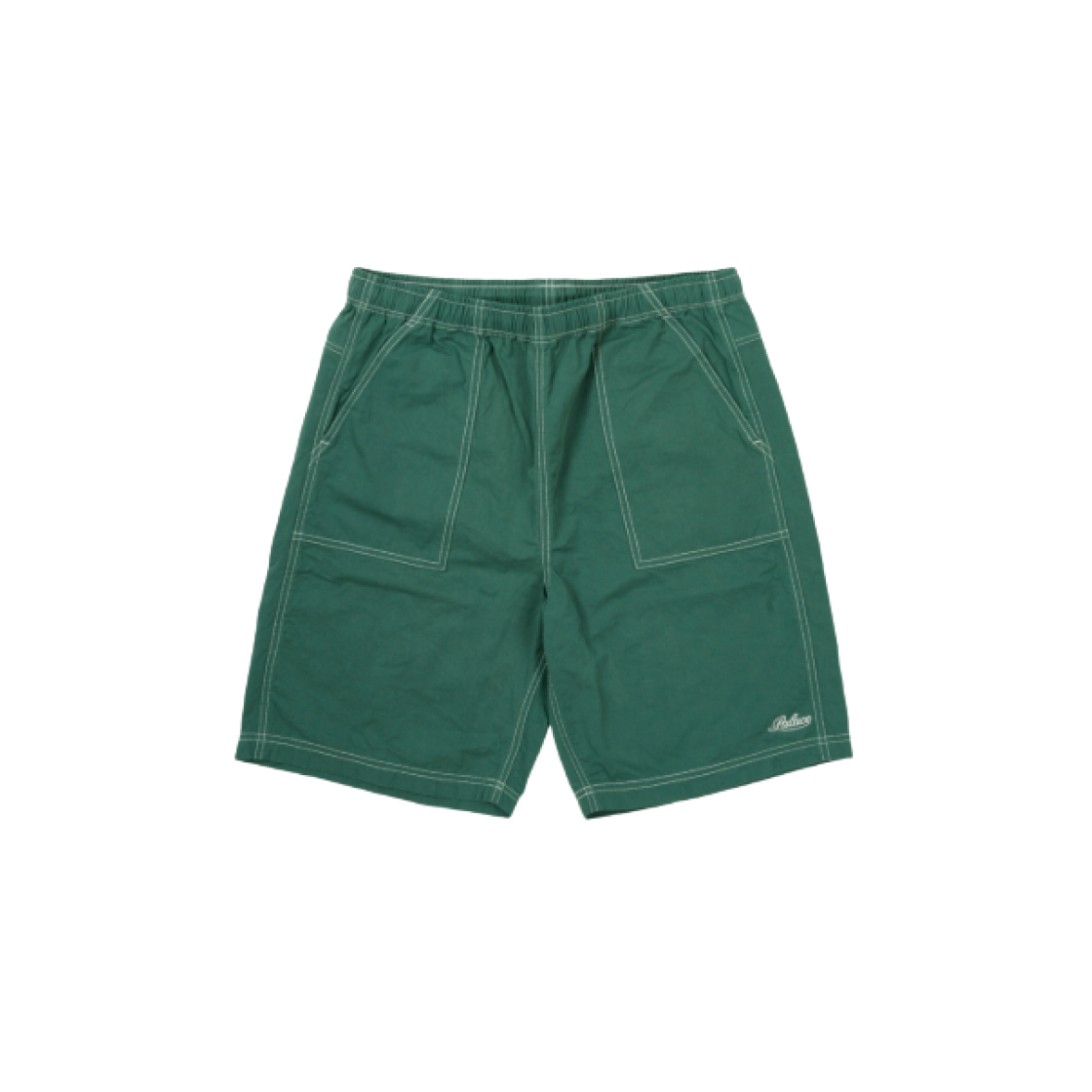 - Palace Rinsed Shorts Green - 25SS