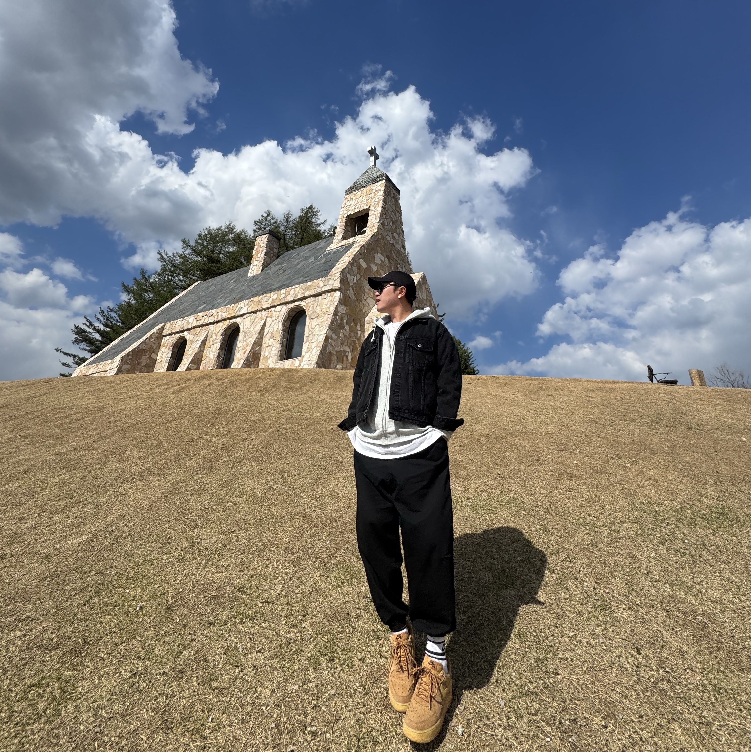Nike Air Force 1 '07 WB Flax, Supreme Small Box Zip Up Hooded Sweatshirt Heather Grey - 25SS 착용 스타일