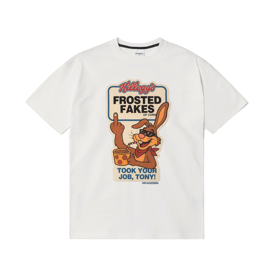 큐티에잇 가먼츠 킬로그 티 아이보리(QT8 GARMENTS Killogg's Tee Ivory)