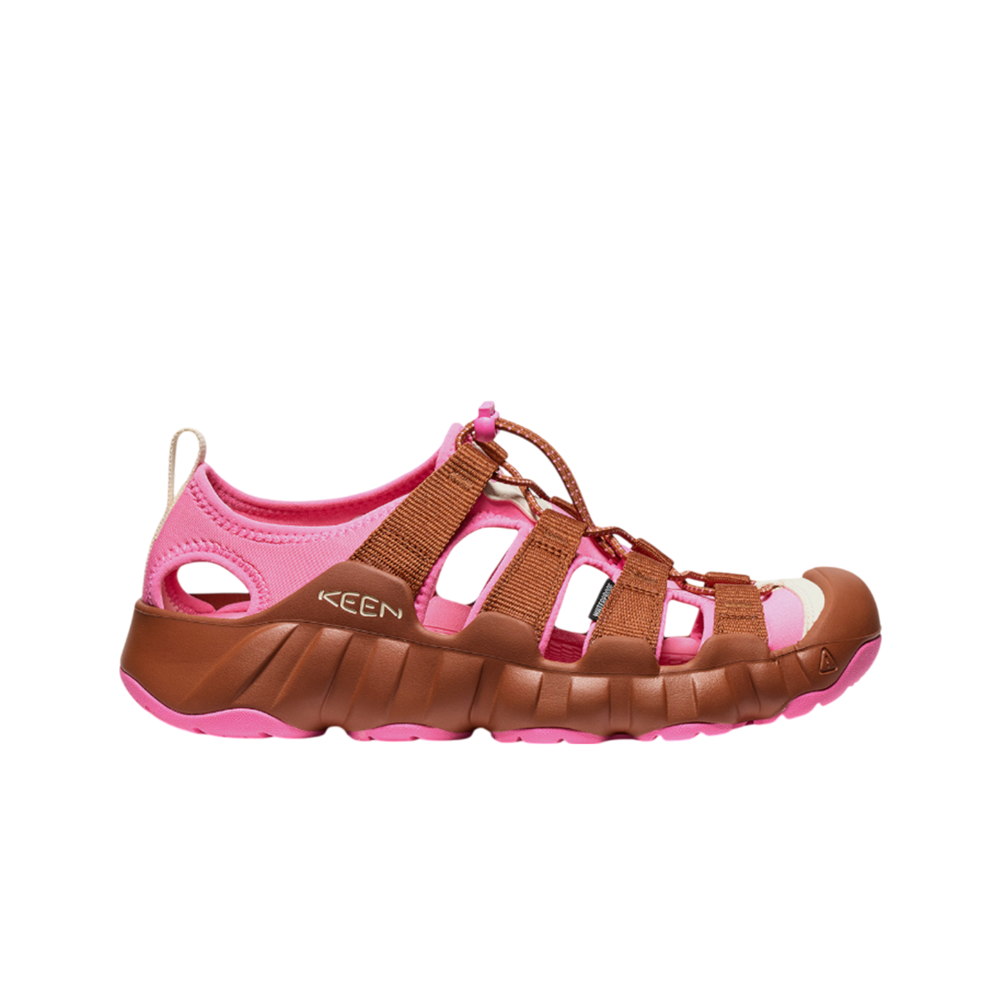 킨 X 하이킹패트롤 하이퍼포트 H2 샌들 여성 샌들 핑크(KEEN X HIKING PATROL Hyperport H2 Sandals Women Pink Carnation/Gingerbread)