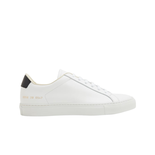 6058-0547 (W) Common Projects Retro Low White Black