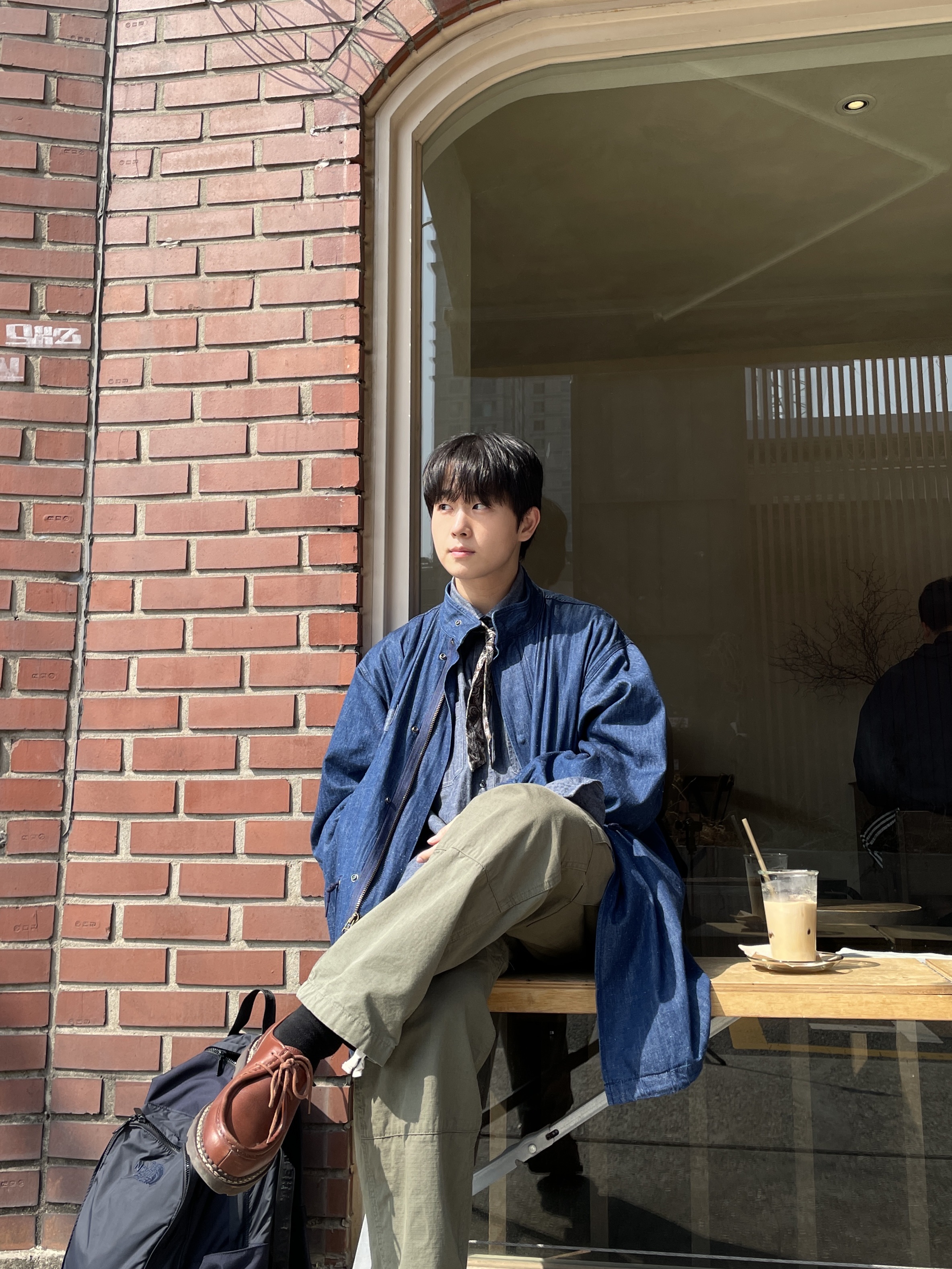 Paraboot Michael Lisse Marron 착용 스타일 - 3