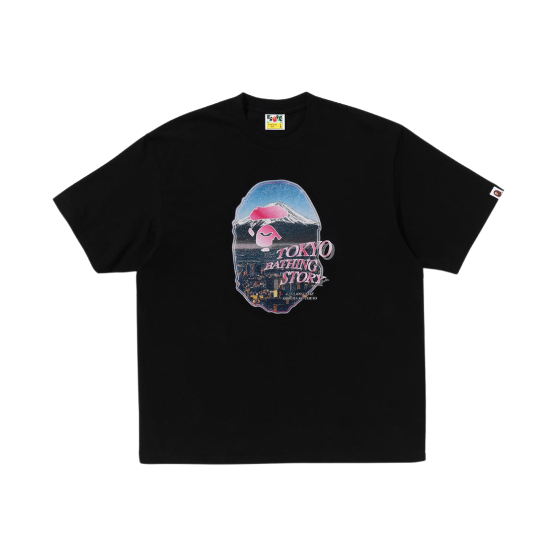 - BAPE Cityscape Ape Head Relaxed Fit T-Shirt Black