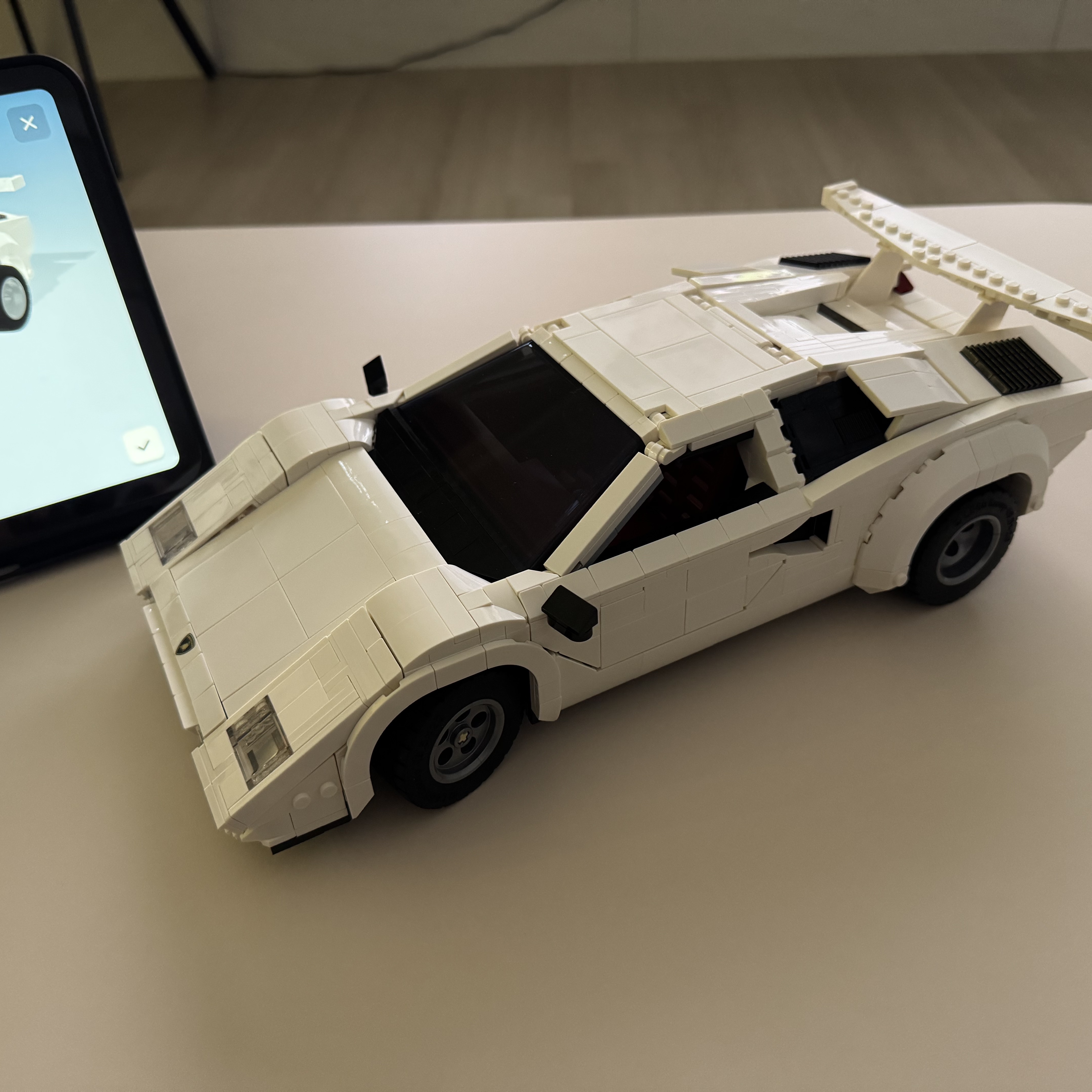 Lego Lamborghini Countach 5000 Quattrovalvole 착용 스타일