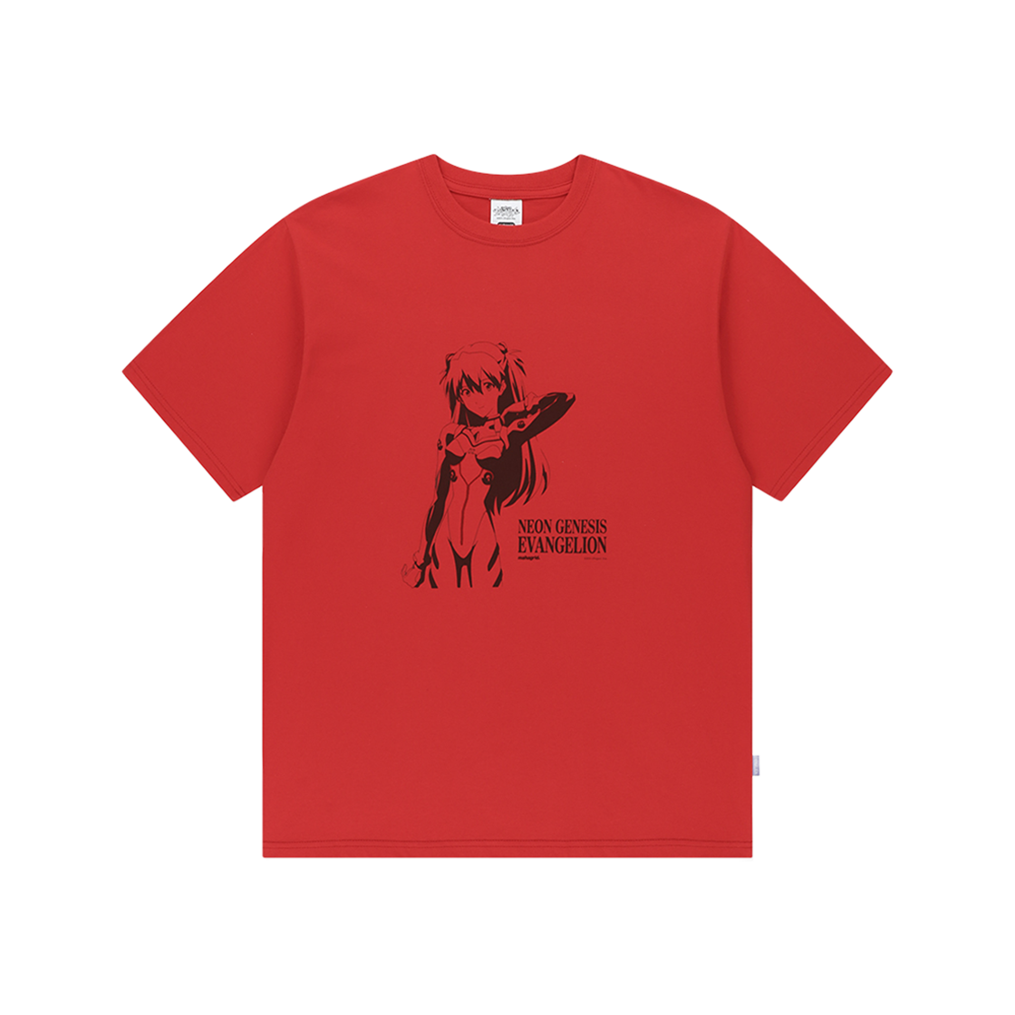마하그리드 x 에반게리온 세컨드 차일드 티셔츠 레드(Mahagrid x Evangelion Second Child T-Shirt Red)