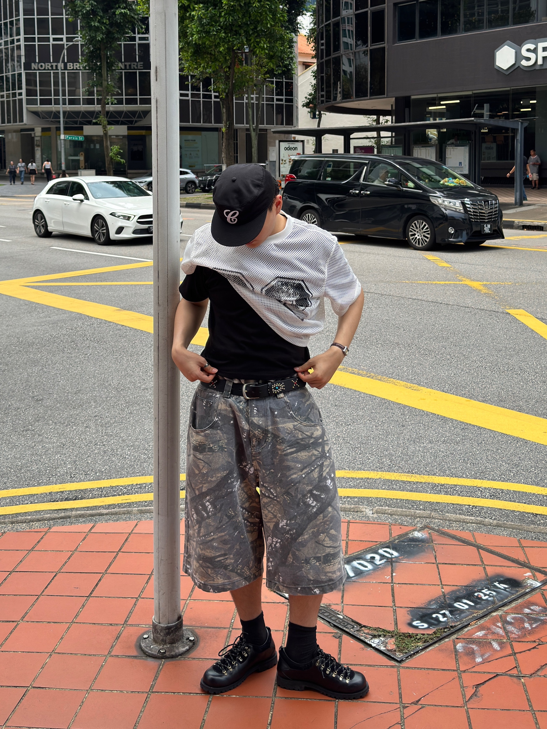 Stussy Canvas Flight Bag Washed Black, Stussy Boxer Shorts Multi (3 Pack) 착용 스타일 - 3