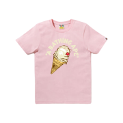 (W) BAPE Ice Cream T-Shirt Pink Ivory