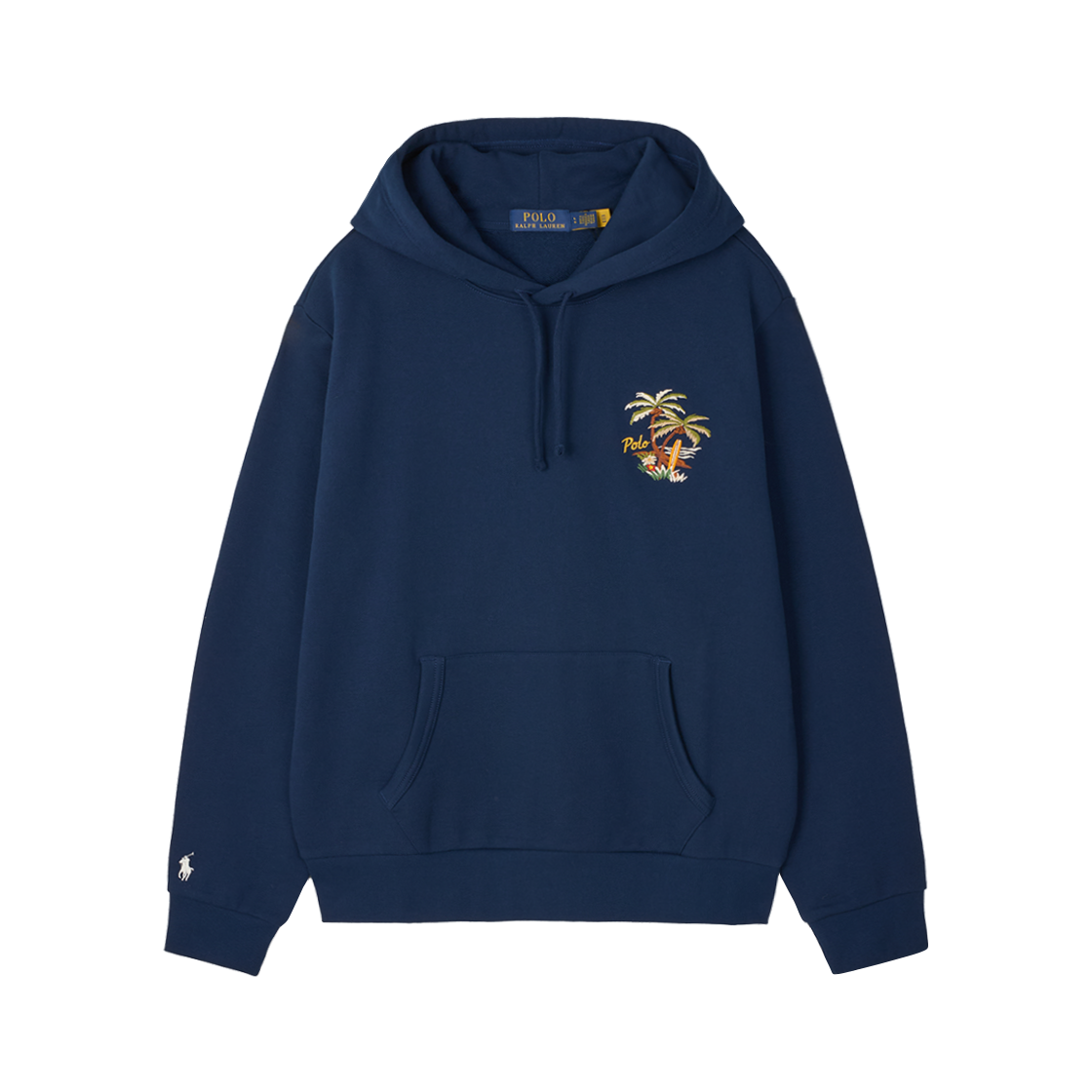 폴로 랄프 로렌 자수 루프백 플리스 후디 이스트사이드 로얄 - 25SS