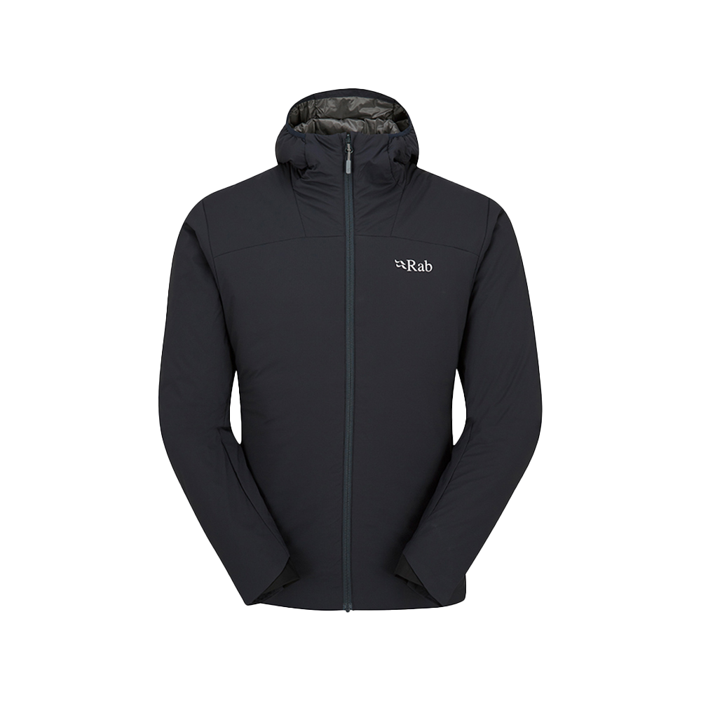 RABQIP170EZISML Rab Xenair Alpine Light Jacket Ebony Zinc