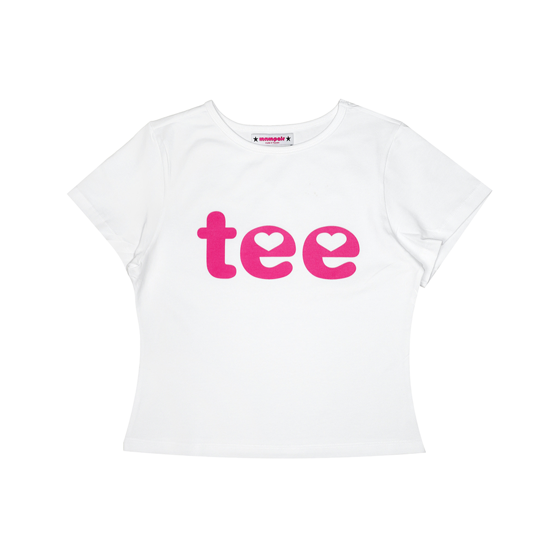 미니멀페어 하트 티셔츠 화이트(mnmpair Heart Tee White)