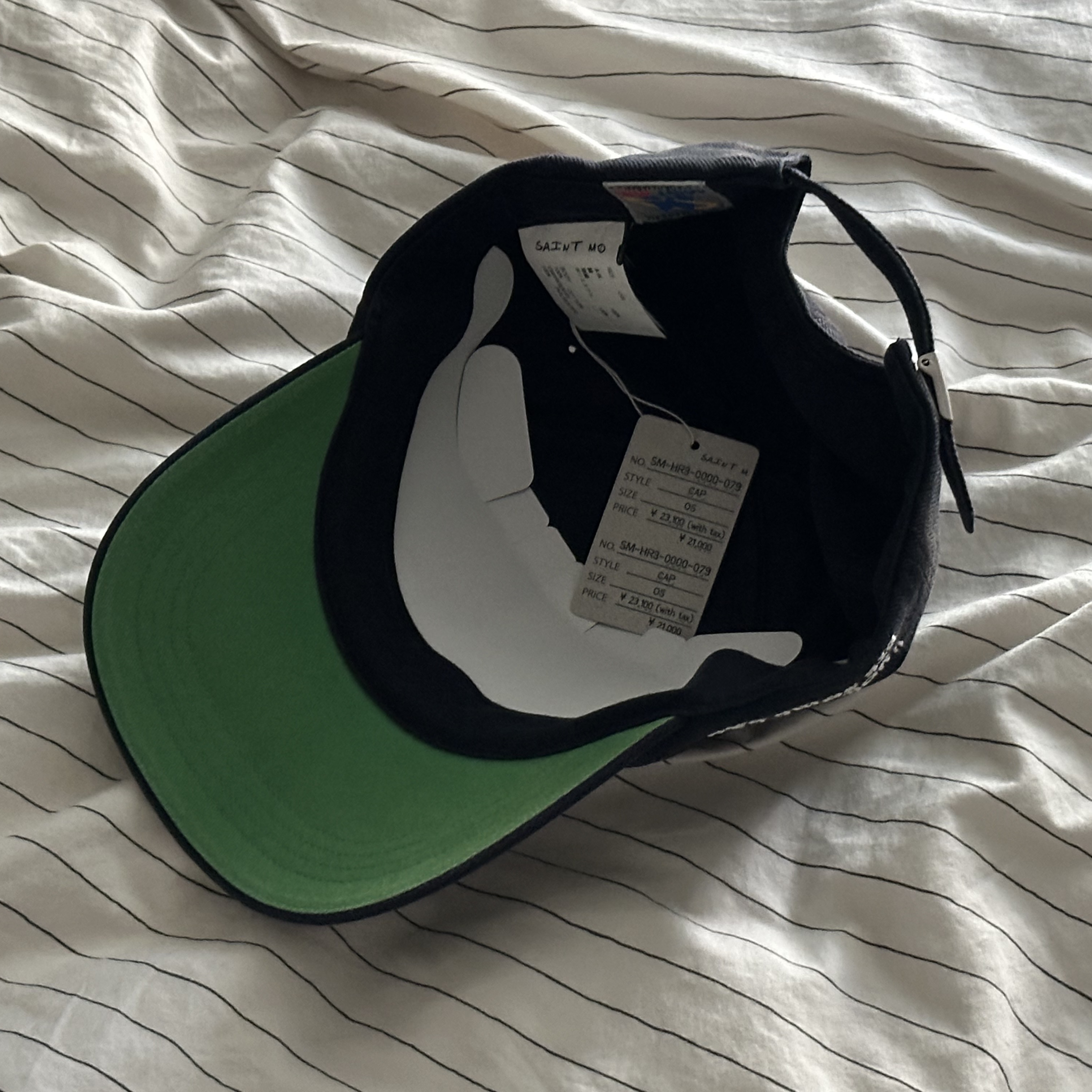 Saint Mxxxxxx Saint 6 Panel Cap Black - 25SS 착용 스타일 - 2