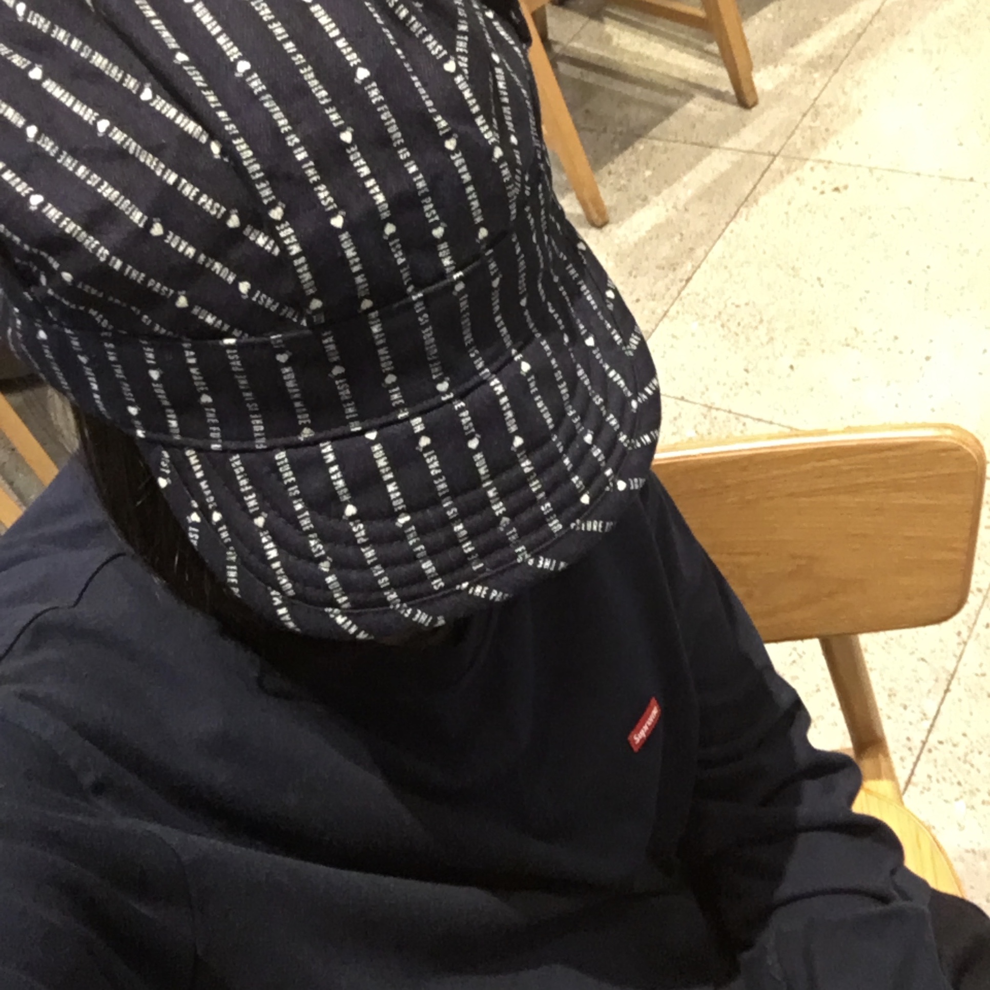 Human Made Wabash Work Cap Indigo 착용 스타일 - 3