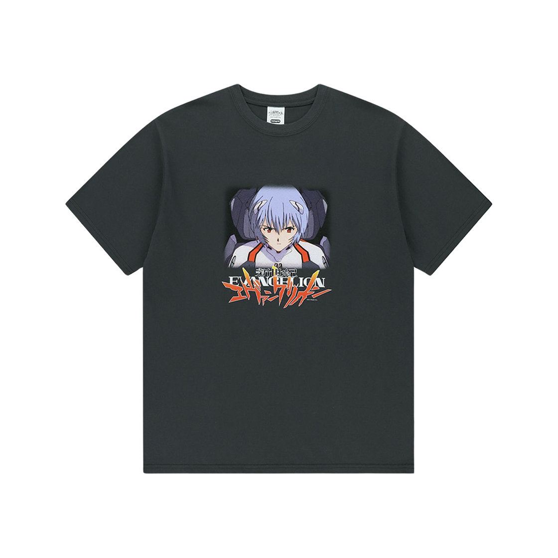 마하그리드 x 에반게리온 레이 티셔츠 차콜(Mahagrid x Evangelion Rei T-Shirt Charcoal)