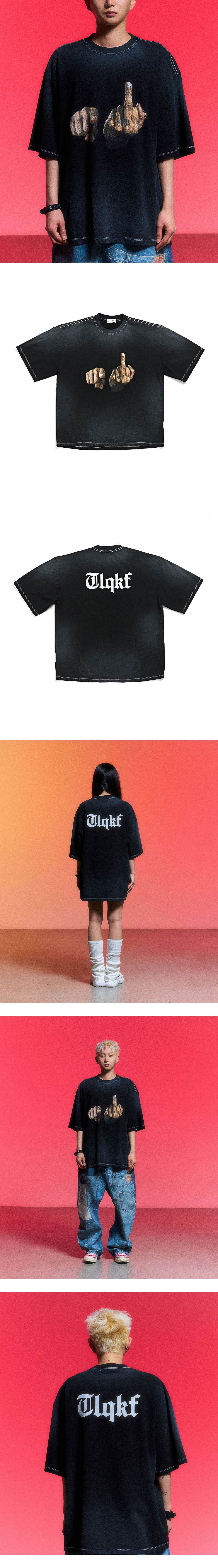 【SCHISM INDUCING】 FAKE REWORKED T SHIRT ★韓国の大人気 Schism Inducing Fake  STYLE | KREAM
