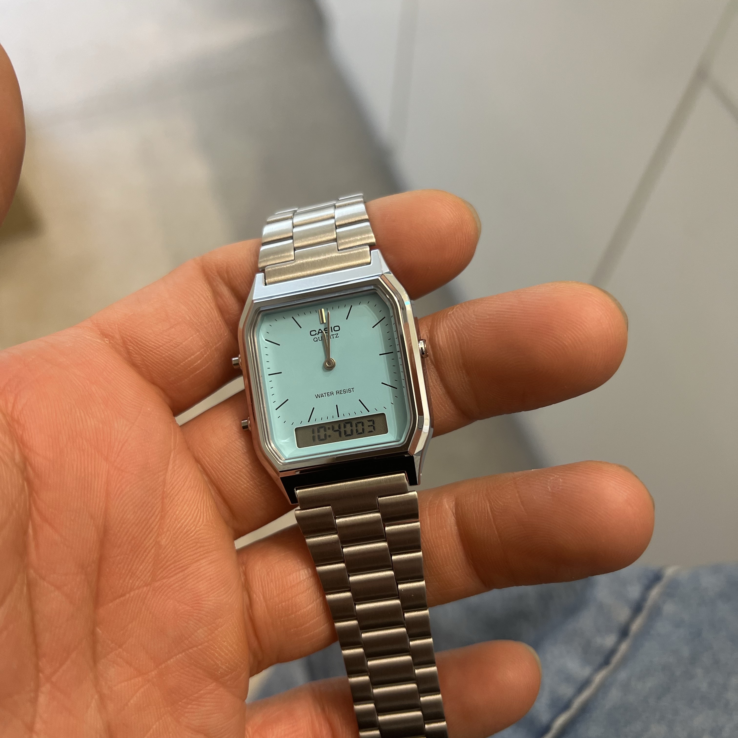 Casio AQ-230A-2A2MQY 착용 스타일 - 1