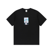 Mahagrid x Evangelion Fly Me To The Moon T-Shirt Black