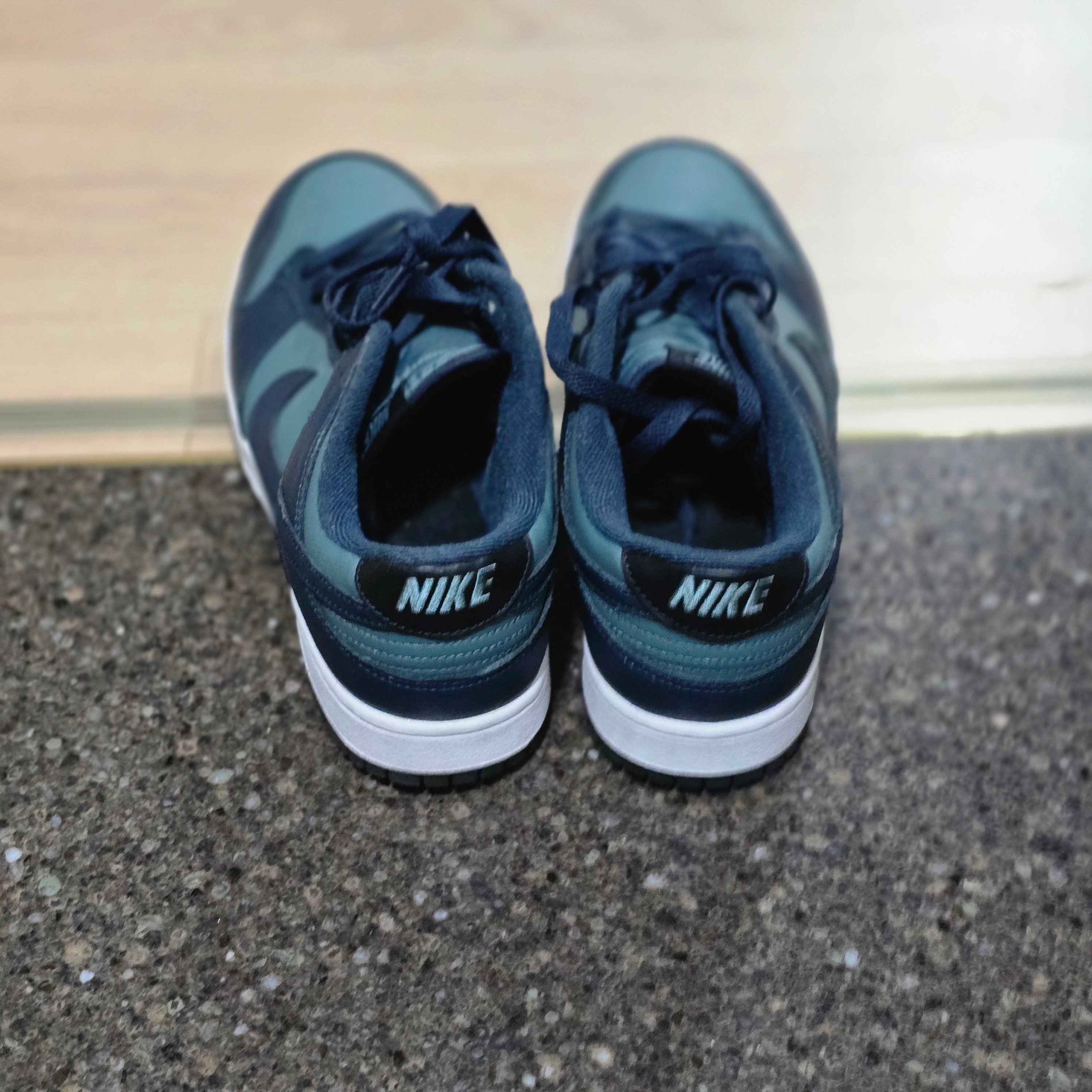 Nike Dunk Low Retro PRM Mineral Slate and Armory Navy 착용 스타일 - 4