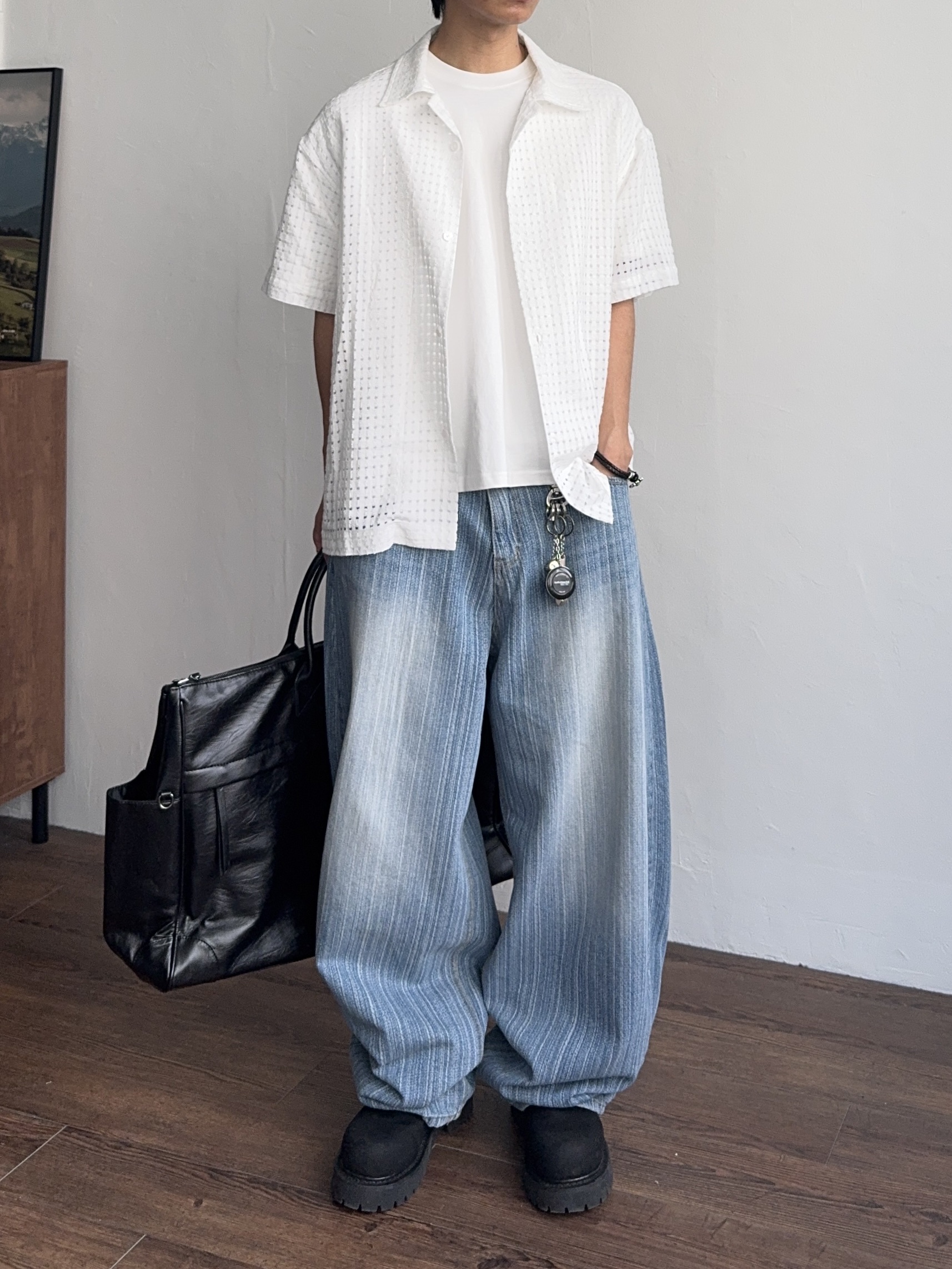 LOSTGARDEN Route Black 착용 스타일 - 1
