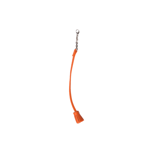 ITGJQOH4LT7K Hermes Tassel Keyring Orange
