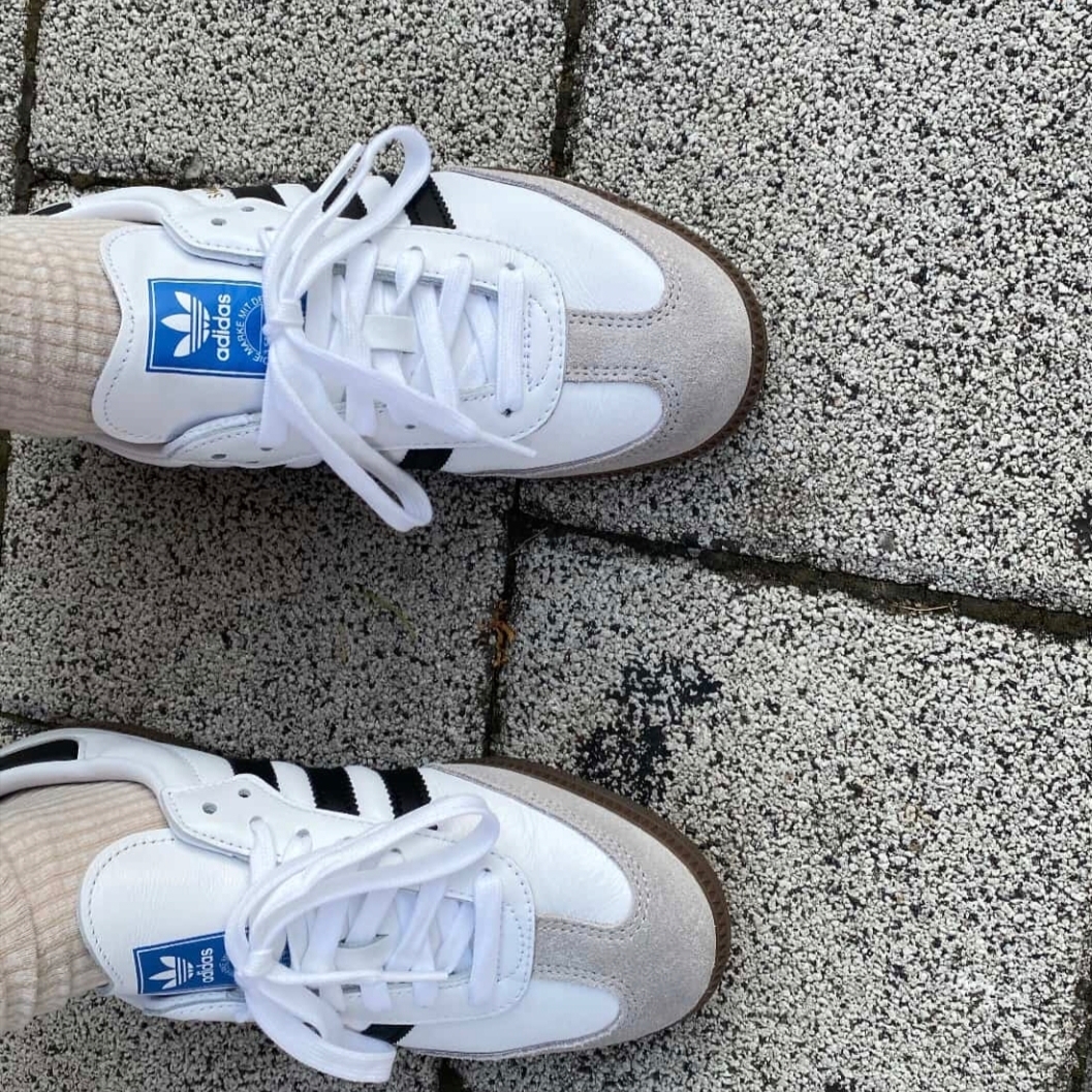 Adidas Samba OG Cloud White 착용 스타일