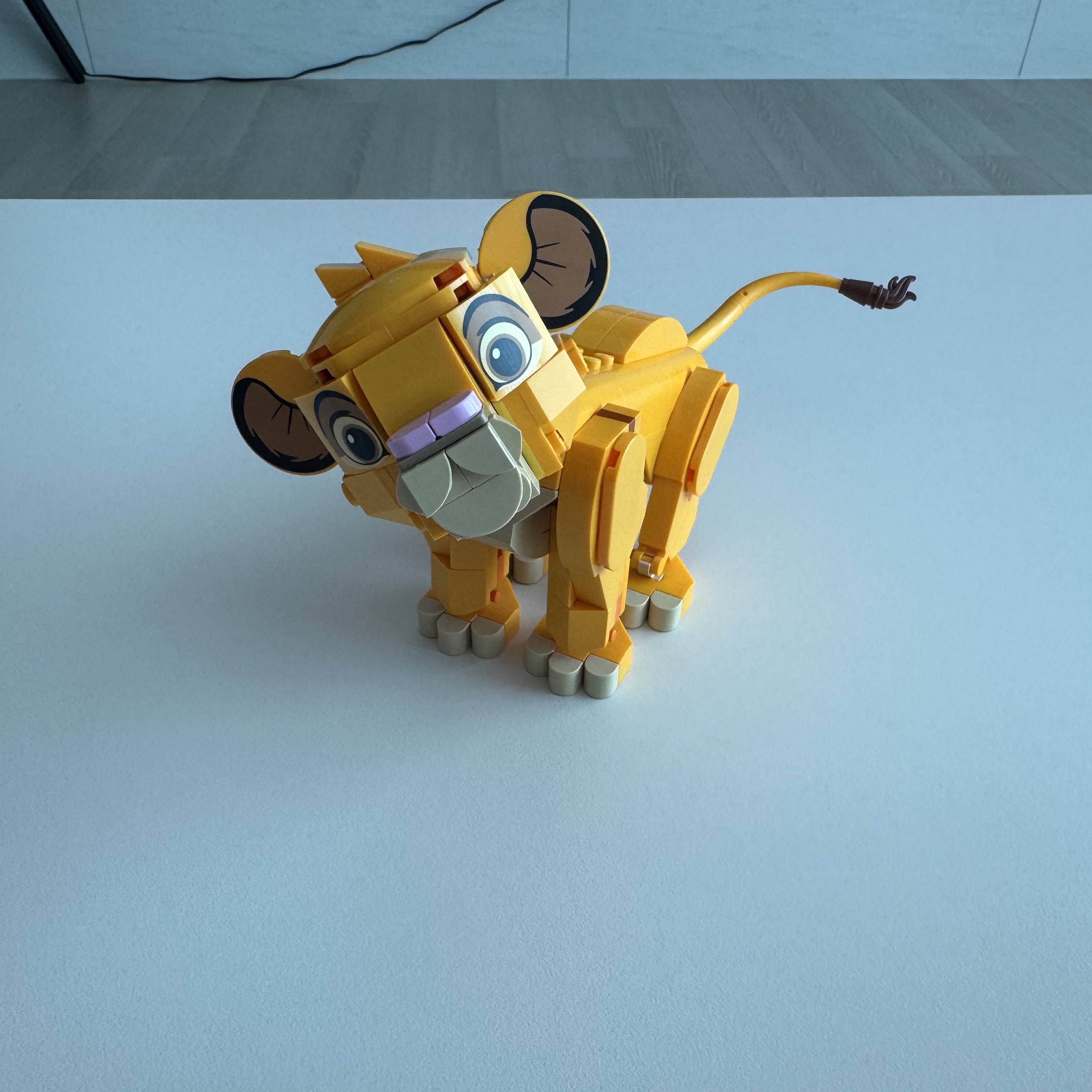 Lego Disney Simba The Lion King Cub 착용 스타일