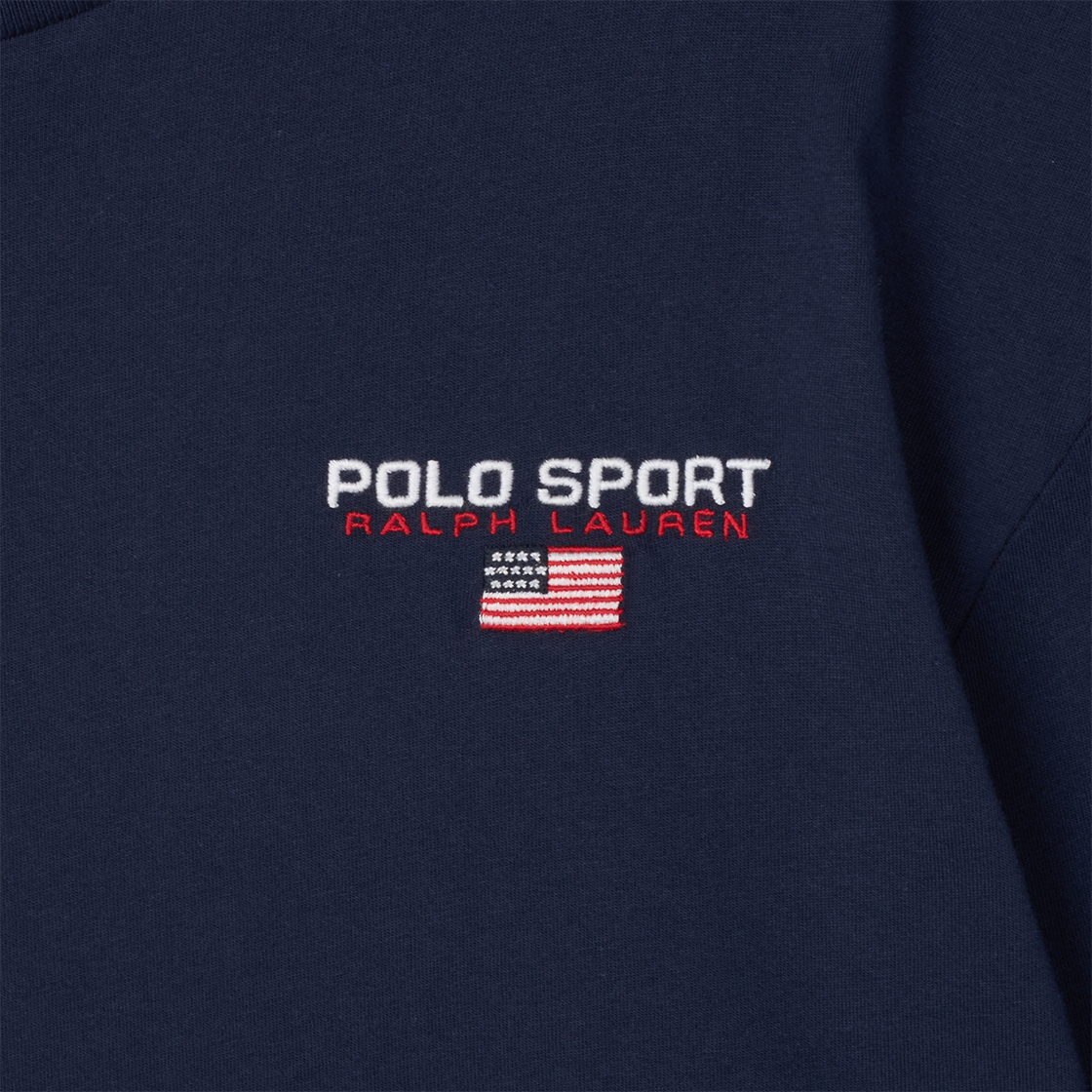 폴로 랄프 로렌 클래식핏 폴로 스포츠 저지 티셔츠 크루즈 네이비 화이트 - 25SS([15%적립] Polo Ralph Lauren Classic Fit Polo Sports Jersey T-Shirt Cruise Navy White - 25SS) - 4