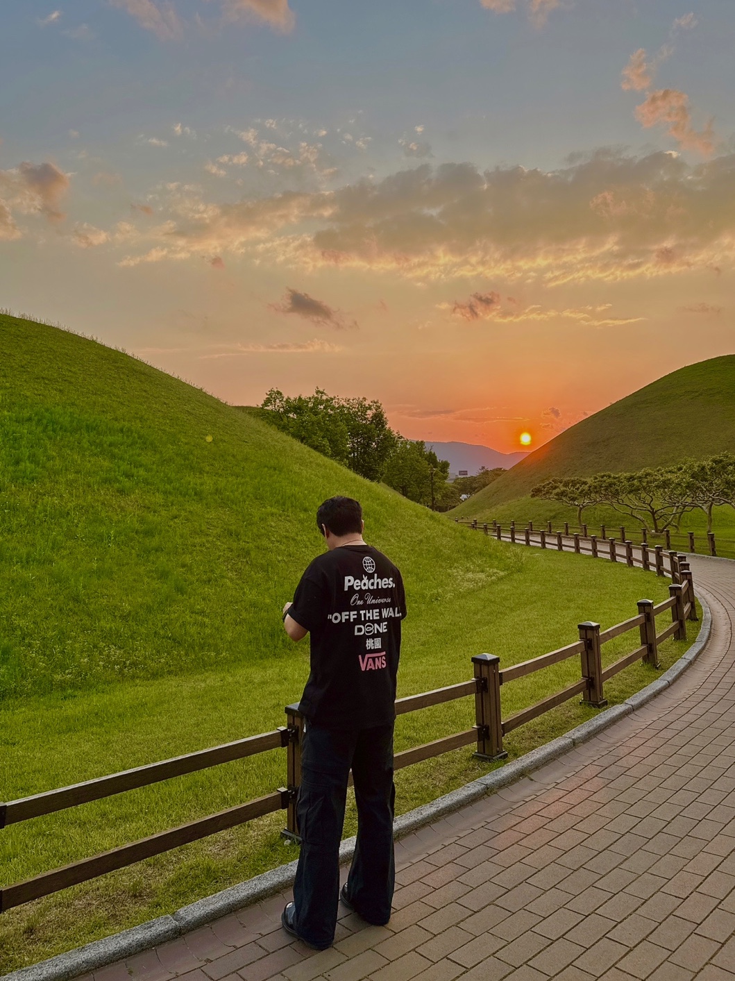 Vans x Peaches. Staple S/S T-Shirt Black, (W) Nike ACG Smith Summit Zip-Off Pants Black - Asia 착용 스타일 - 1