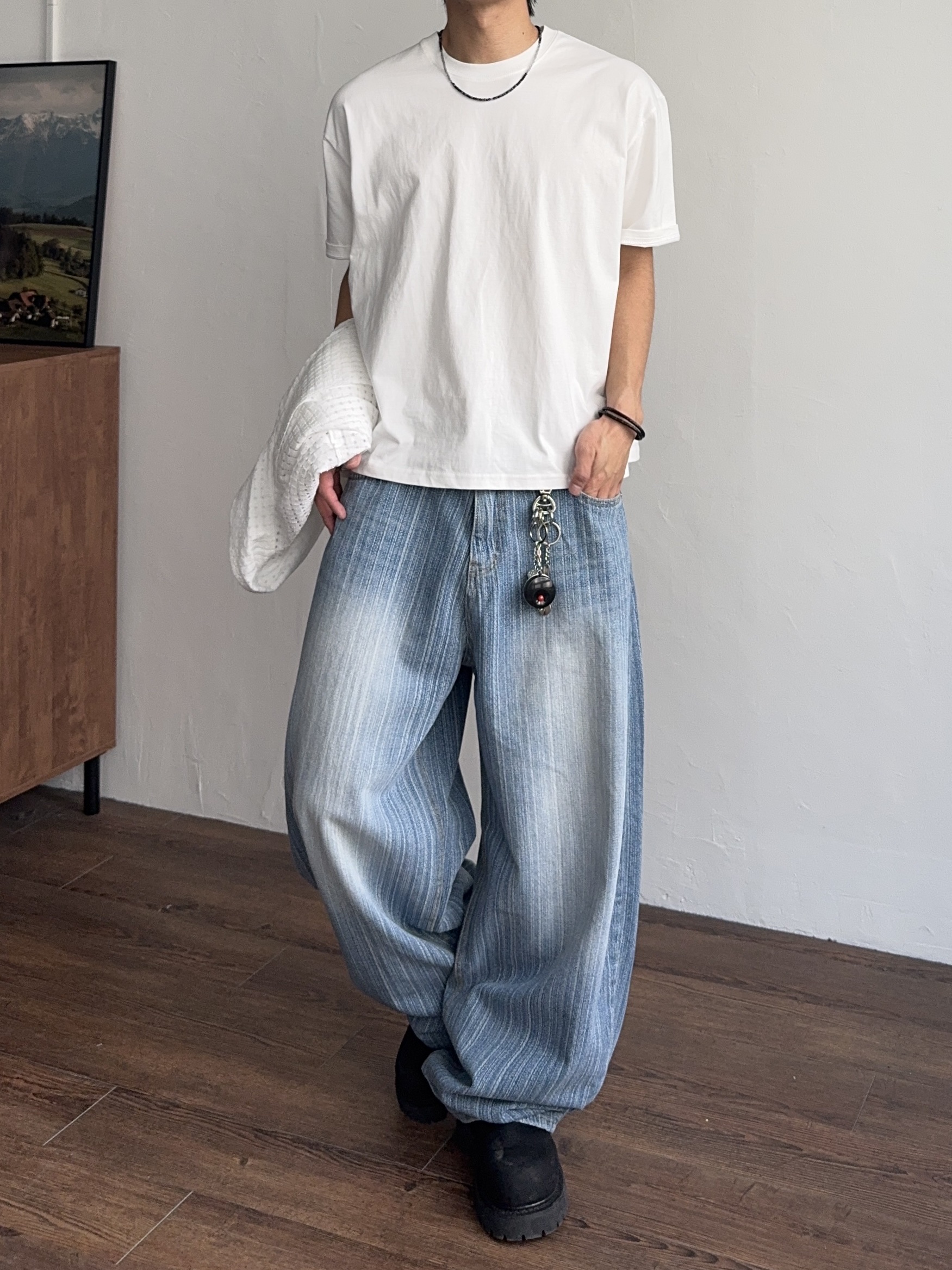 LOSTGARDEN Route Black 착용 스타일 - 3