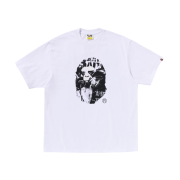 BAPE Photo Print Ape Head Relaxed Fit T-Shirt White